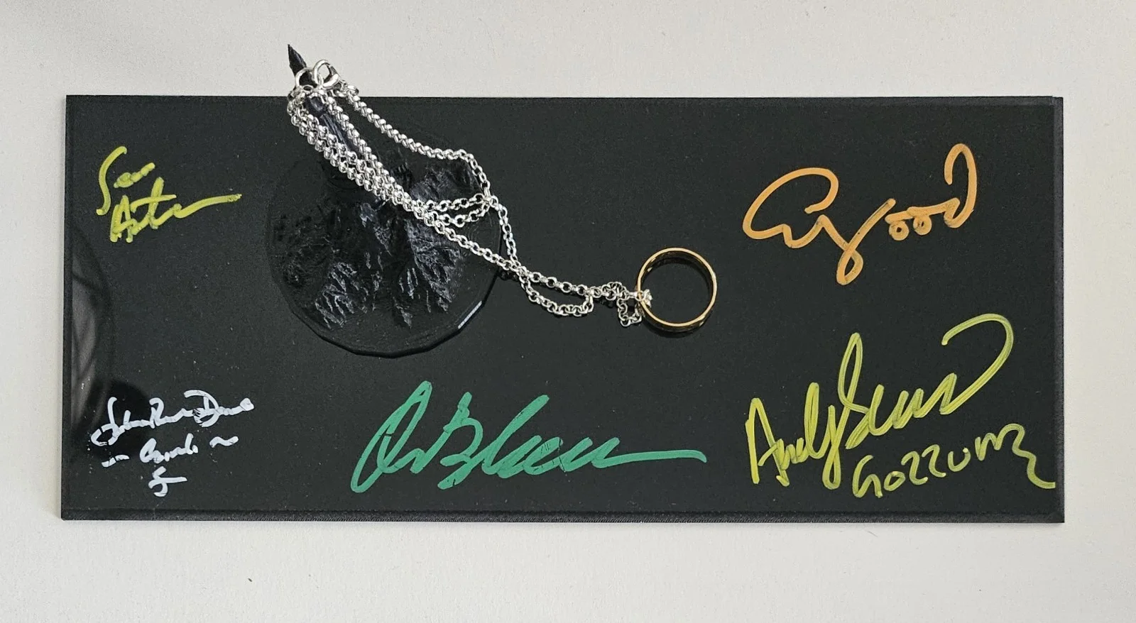 Astin, Wood, Serkis, Bloom, Rhys-Davies — Lord Of The Rings Signed Astin Wood Serkis Bloom Rhys Davies Display COA LOTR, изображение 5