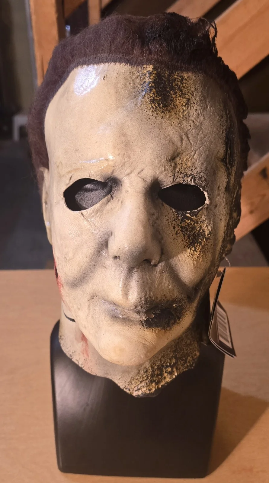 James Jude Courtney — TOTS Michael Myers Halloween Kills Mask Signed By James Jude Courtney JSA!