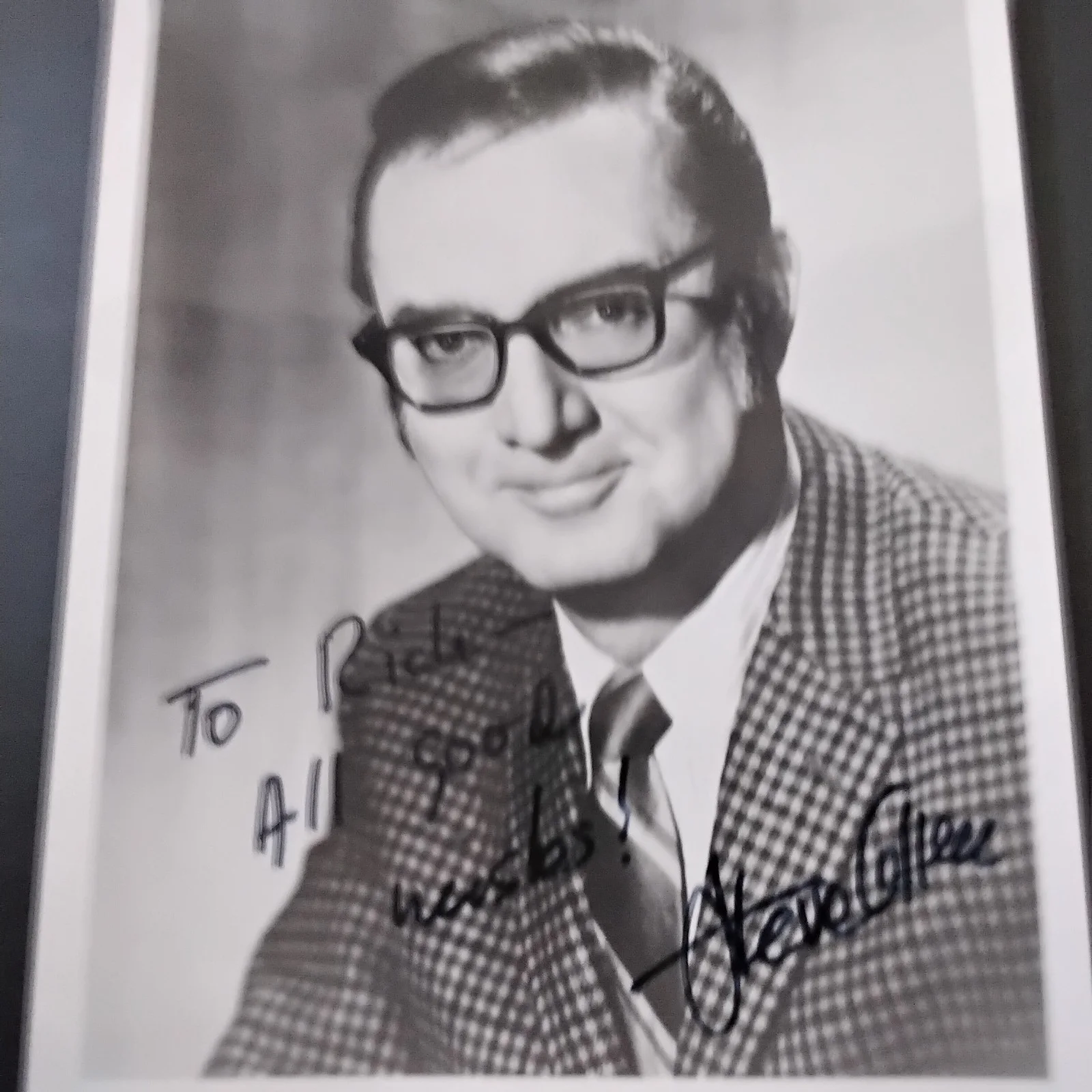 Steve Allen SIGNED Photo TV Actor Composer Gravy Waltz Tonight Show Got a Secret, изображение 3