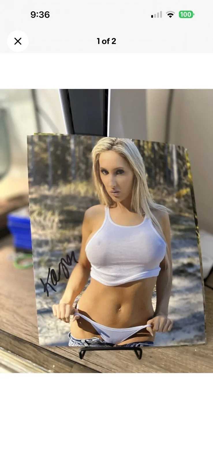 Kayla Moody autographed 8x10 Photo COA Photo Lot, изображение 3