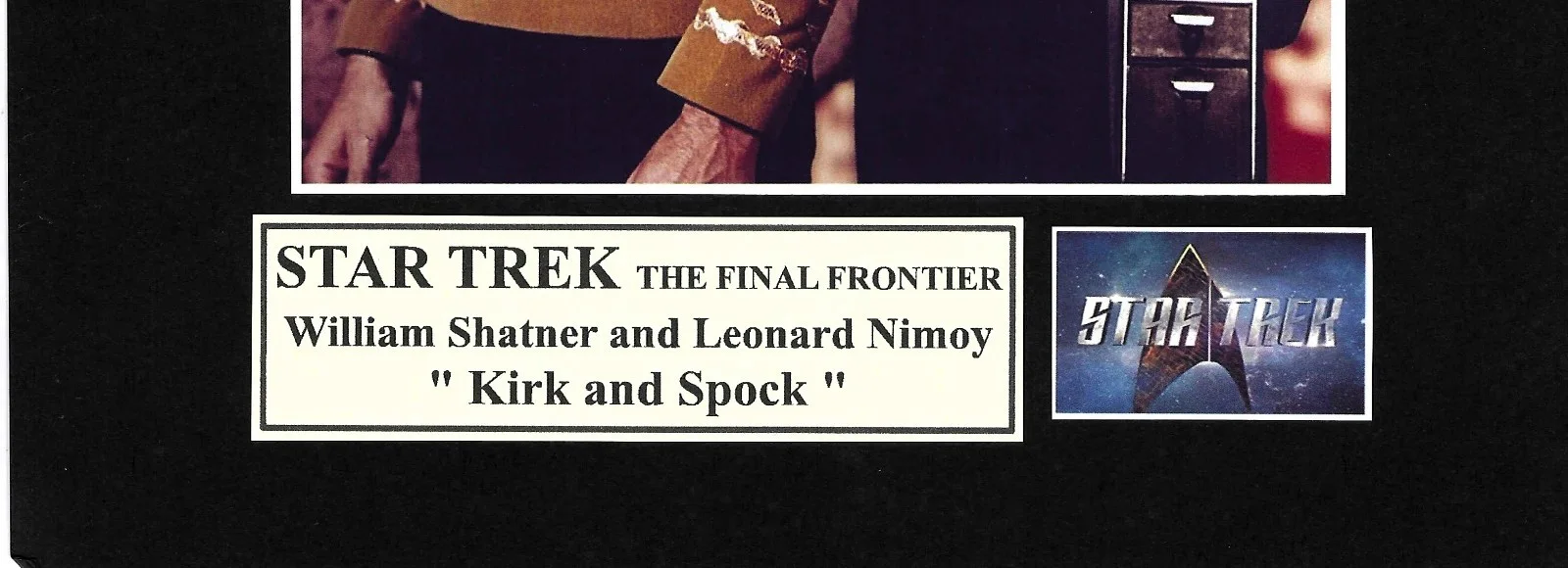 William Shatner, Leonard Nimoy — William Shatner and Leonard Nimoy signed Star Trek COA 8 x 10 montage, изображение 3