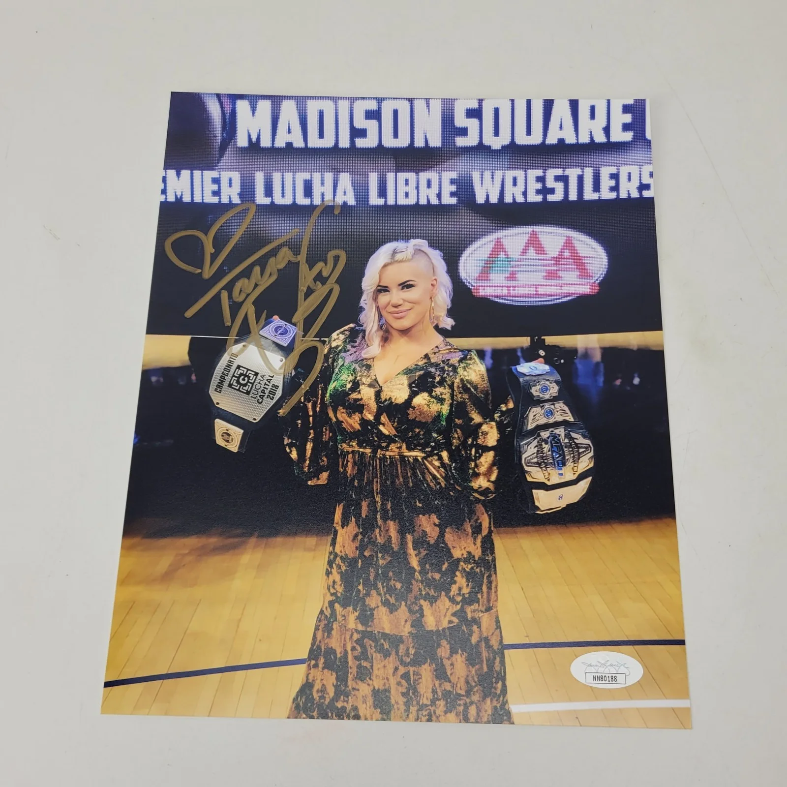Taya Valkyrie Autograph Signed 8x10 Photo Autographed JSA COA - WWF WWE NXT AEW, image 2