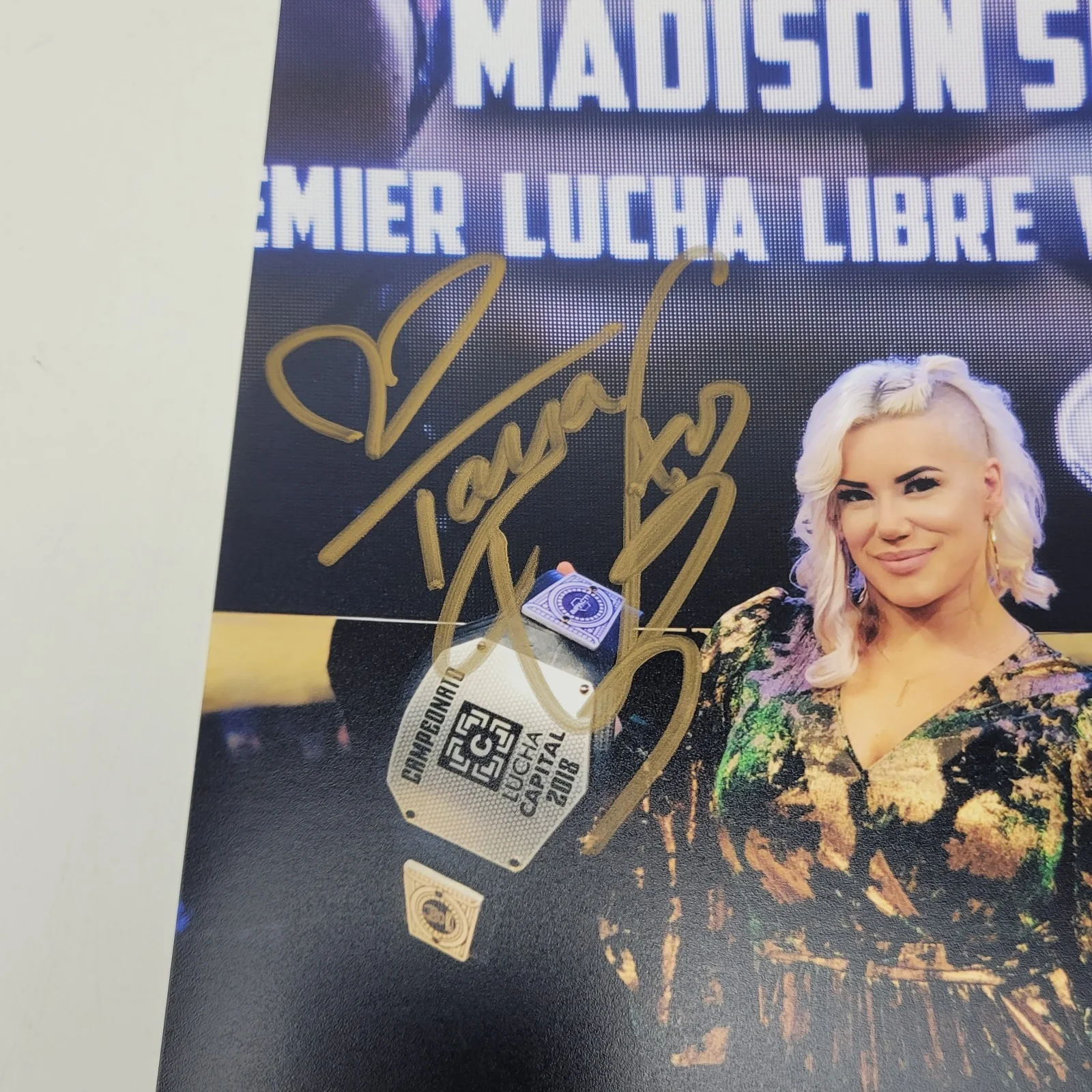 Taya Valkyrie Autograph Signed 8x10 Photo Autographed JSA COA - WWF WWE NXT AEW, image 3