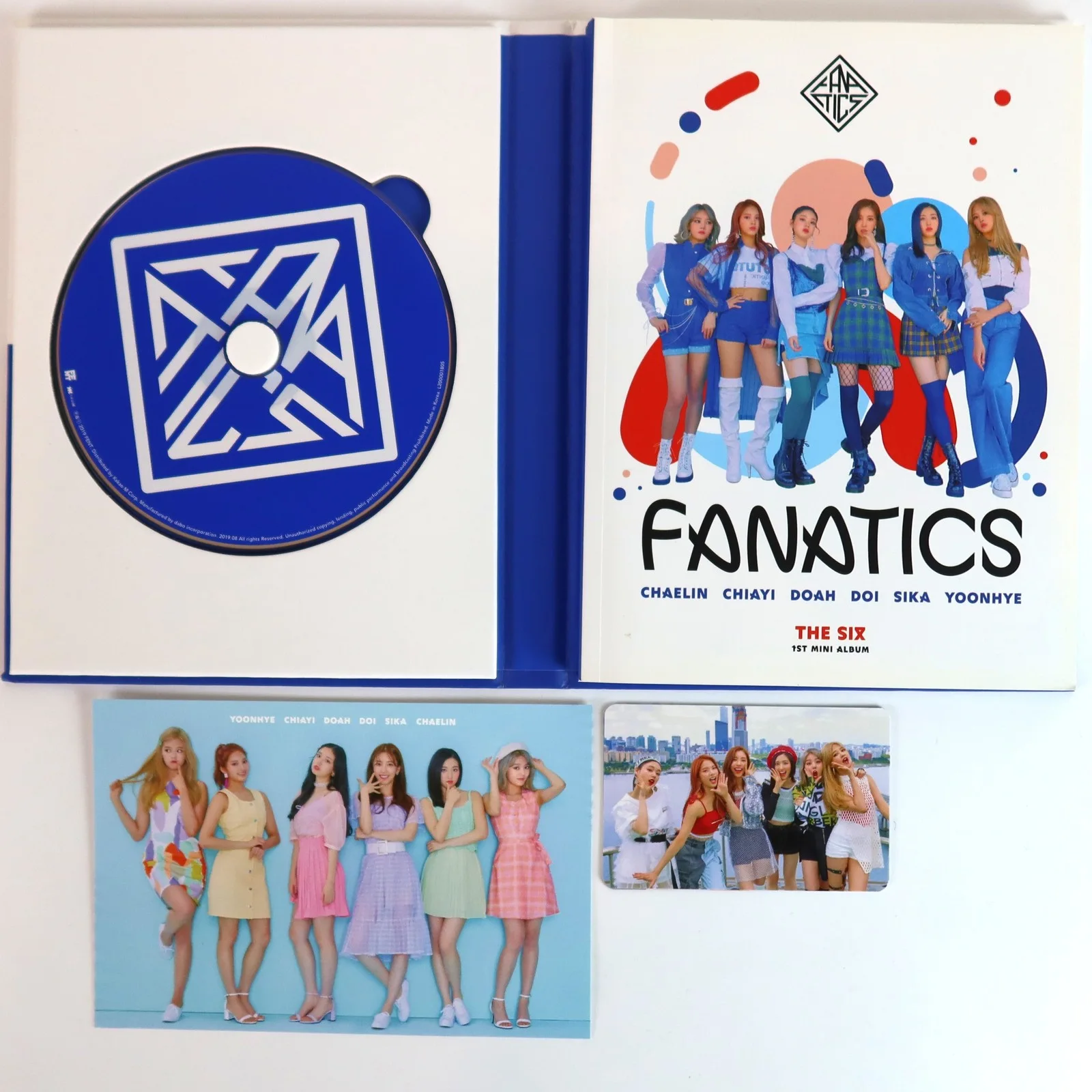 Fanatics - The Six 1st Mini Album Signed Autographed CD Promo K-Pop 2019, image 2