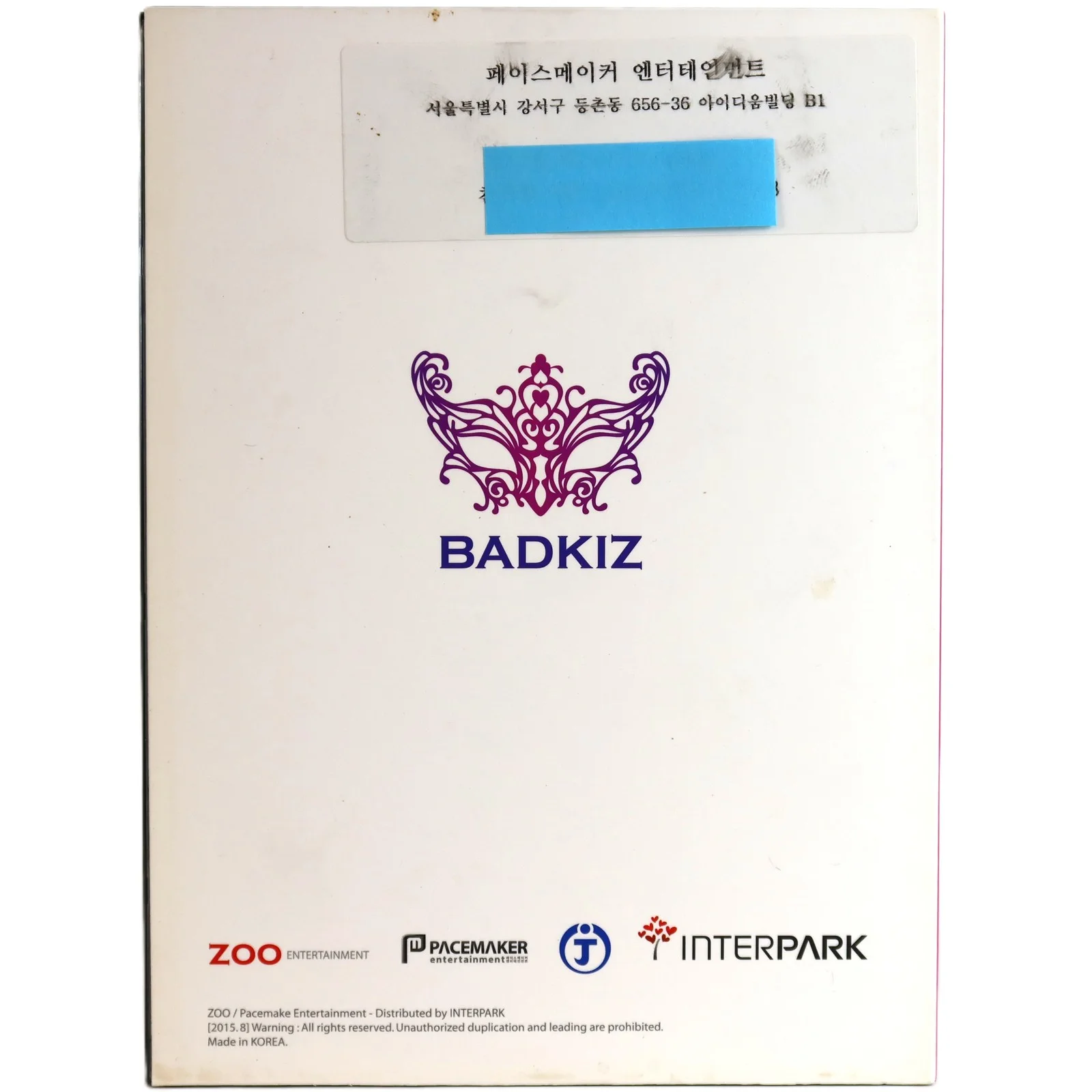 Badkiz - Come Closer 3rd Mini Album Signed Autographed CD Promo K-Pop 2015, изображение 3