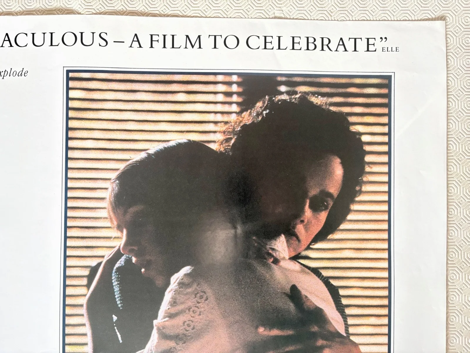 A World Apart Original 1988 Quad Poster Barbara Hershey David Suchet Tim Roth, изображение 4