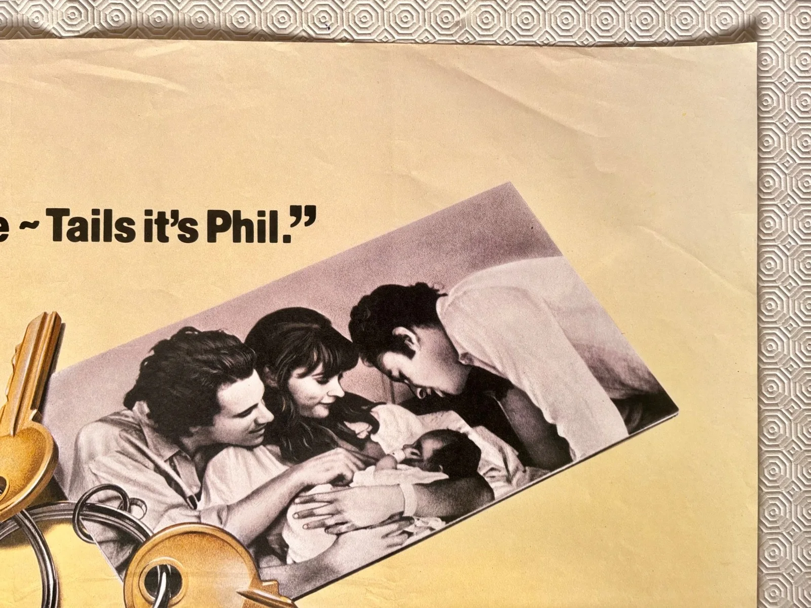 Willie & Phil Original 1980 Quad Poster Michael Ontkean Margot Kidder, image 4