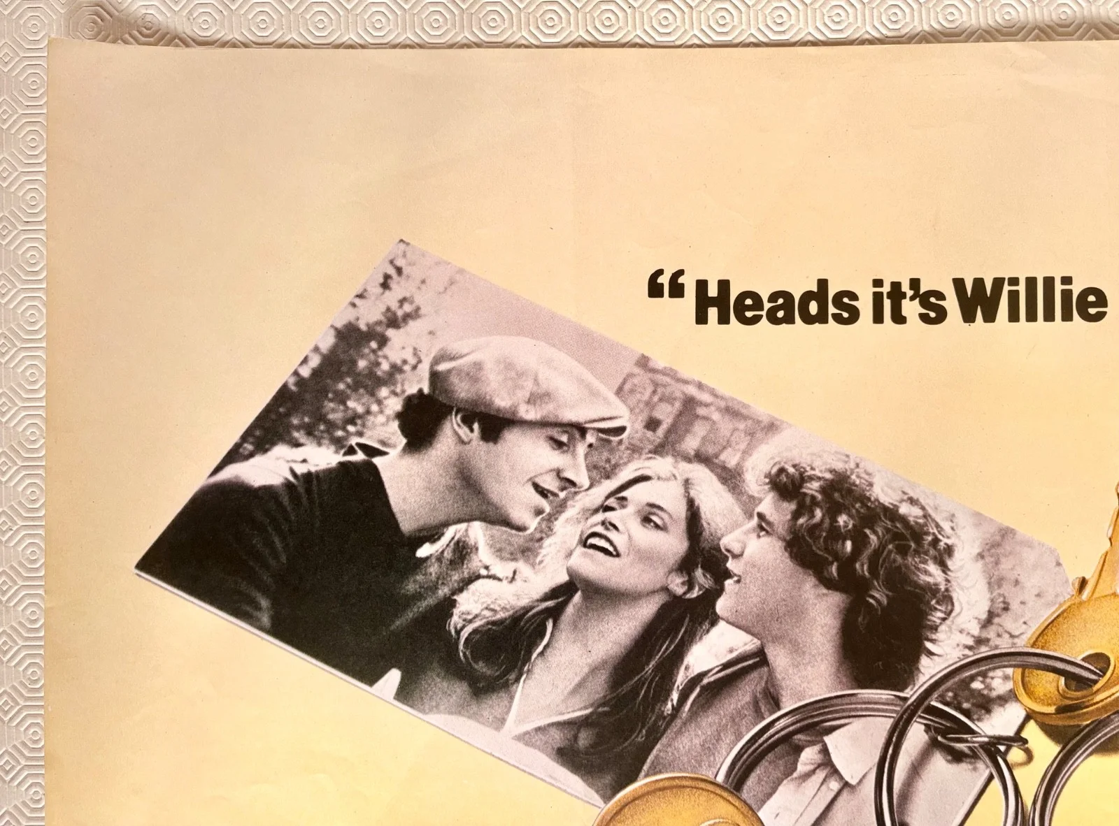 Willie & Phil Original 1980 Quad Poster Michael Ontkean Margot Kidder, image 5