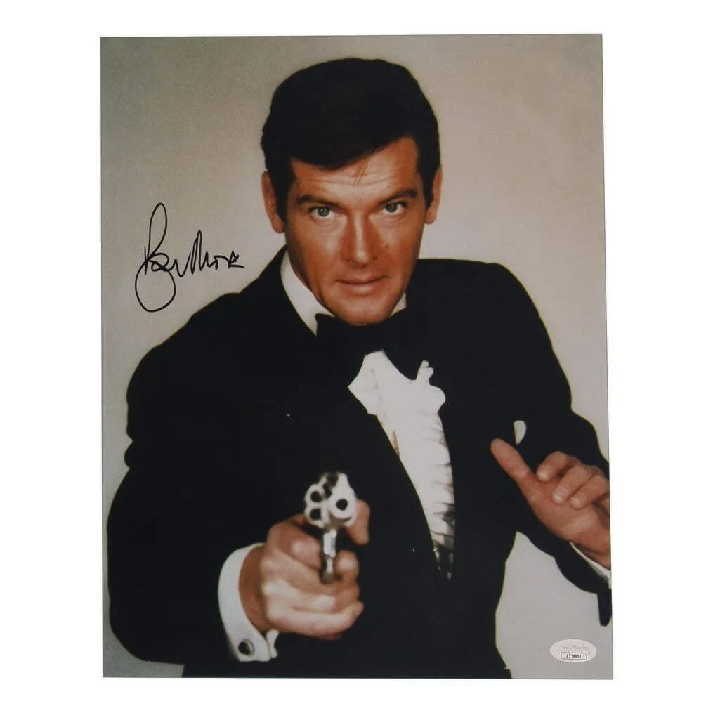 Roger Moore — Roger Moore Signed (JSA) "Live and Let Die" 11x14 Photo - James Bond "007"