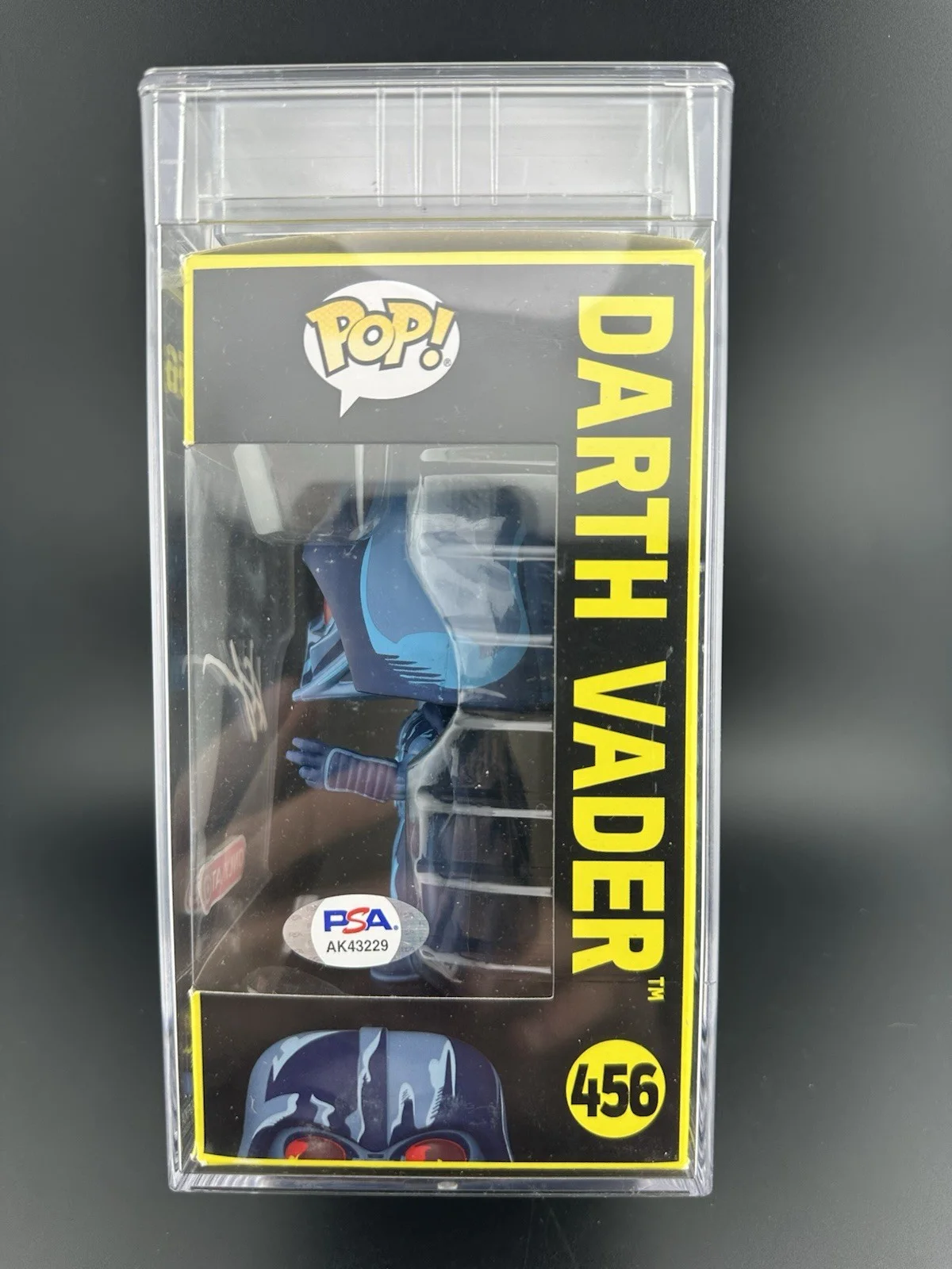 Hayden Christensen Signed Darth Vader Funko Pop 456 Encap PSA/DNA 10 Gem Mt Auto, изображение 3