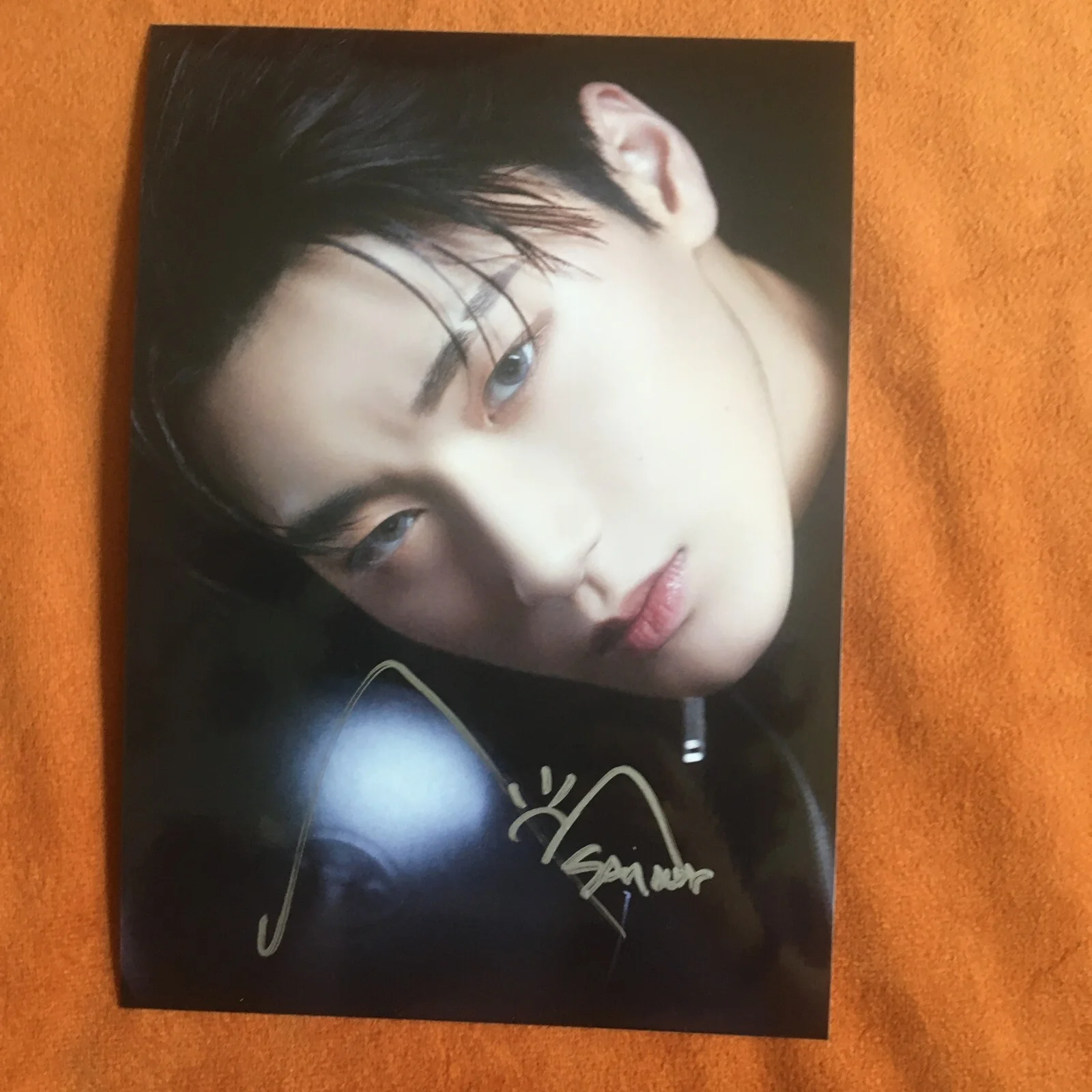 ATEEZ — ATEEZ ateez SAN Autographed Hand Signed Photo 4*6 K-POP Collection XMAS Gifts, изображение 3