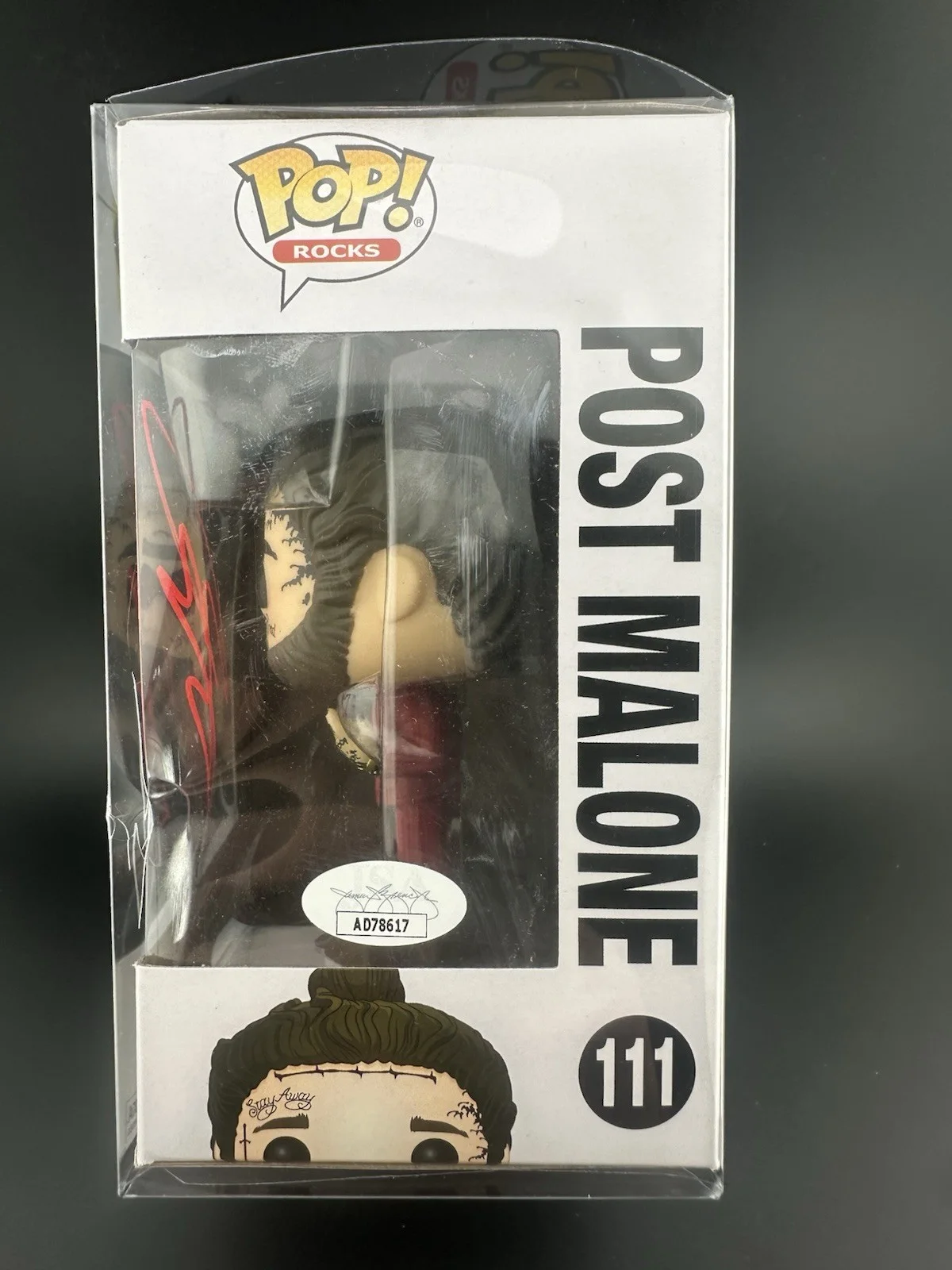 Post Malone Signed Funko Pop Autograph 111 Beerbongs Bentleys JSA COA, image 2