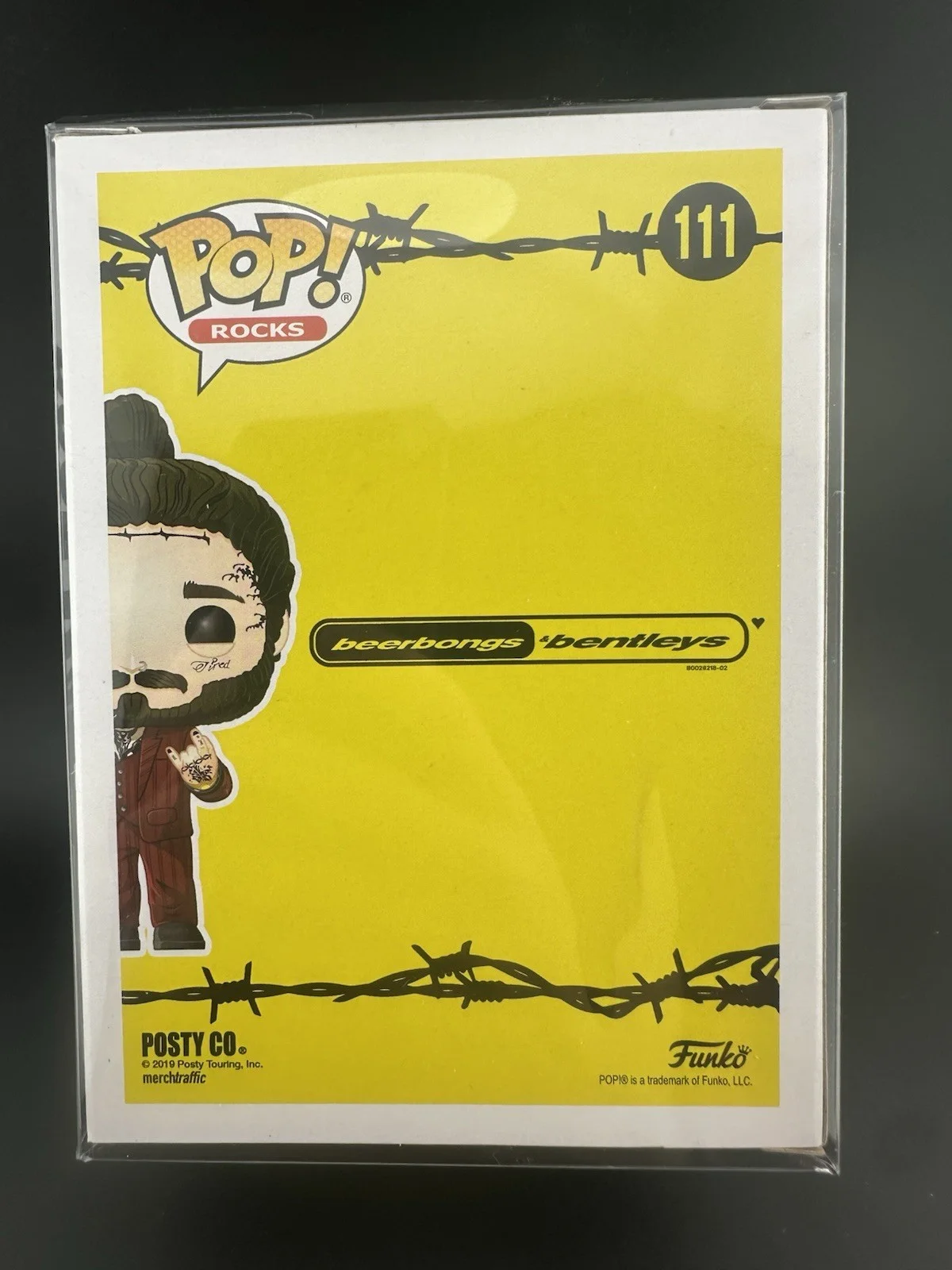 Post Malone Signed Funko Pop Autograph 111 Beerbongs Bentleys JSA COA, image 4