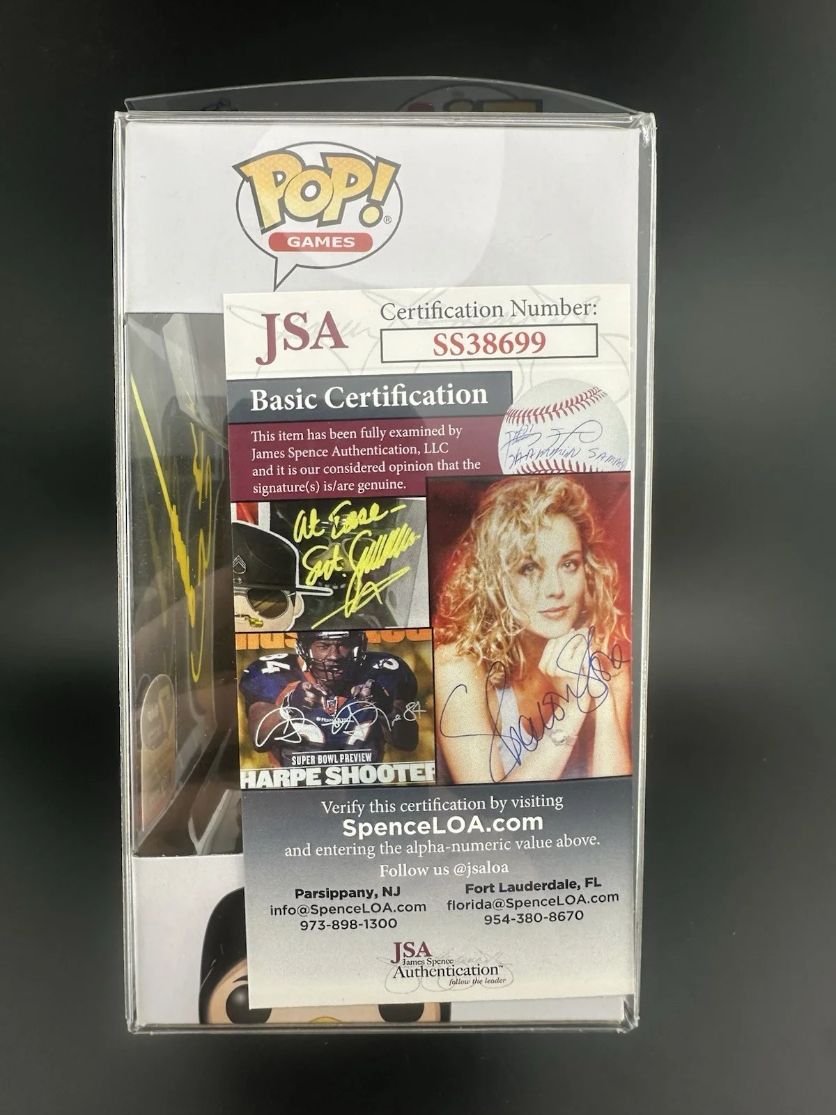 Chris Casamassa — Chris Casamassa Signed Mortal Kombat Scorpion Funko POP! Vinyl Autograph JSA COA, image 3