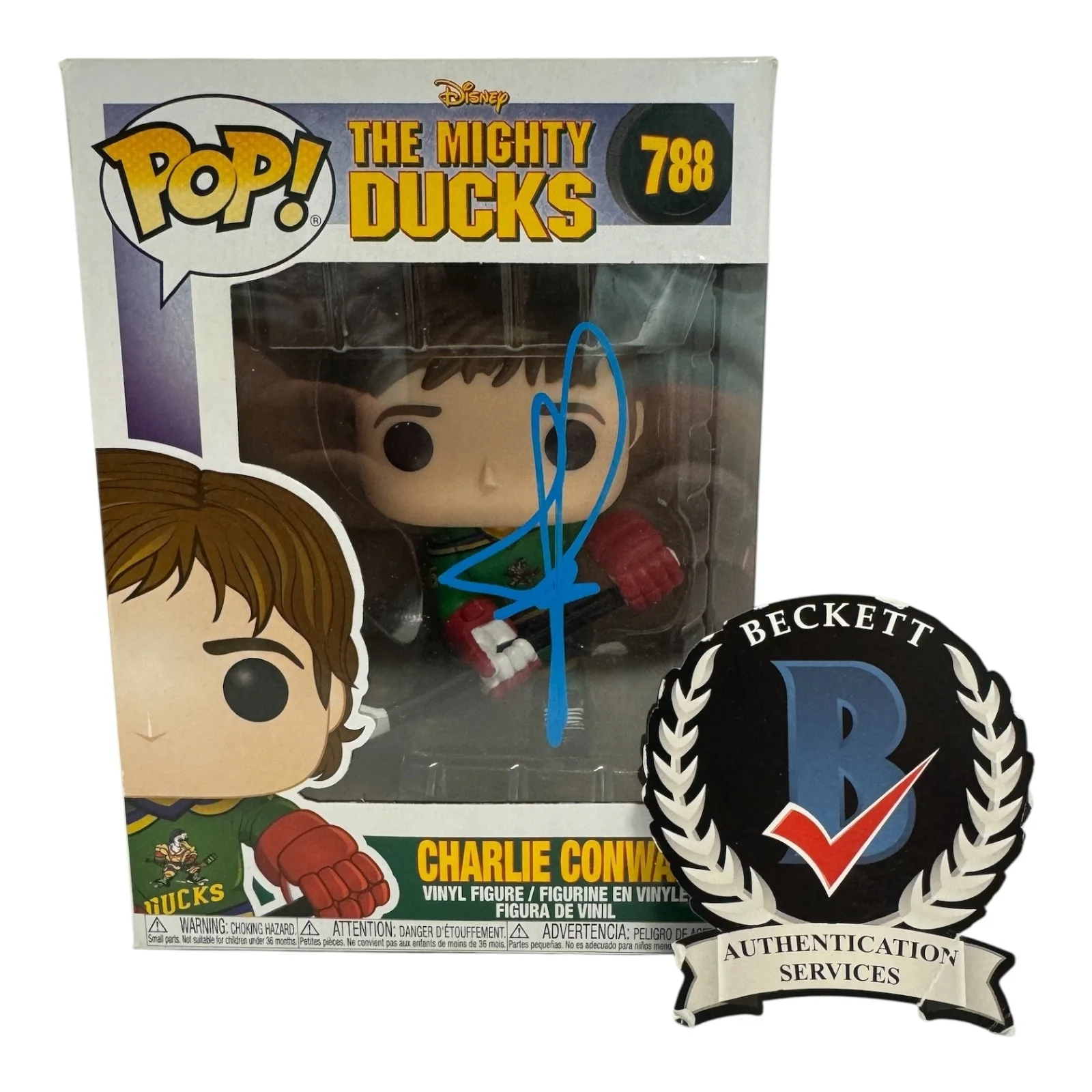 Joshua Jackson — Joshua Jackson Signed Autograph The Mighty Ducks Funko Pop 788 Beckett BAS