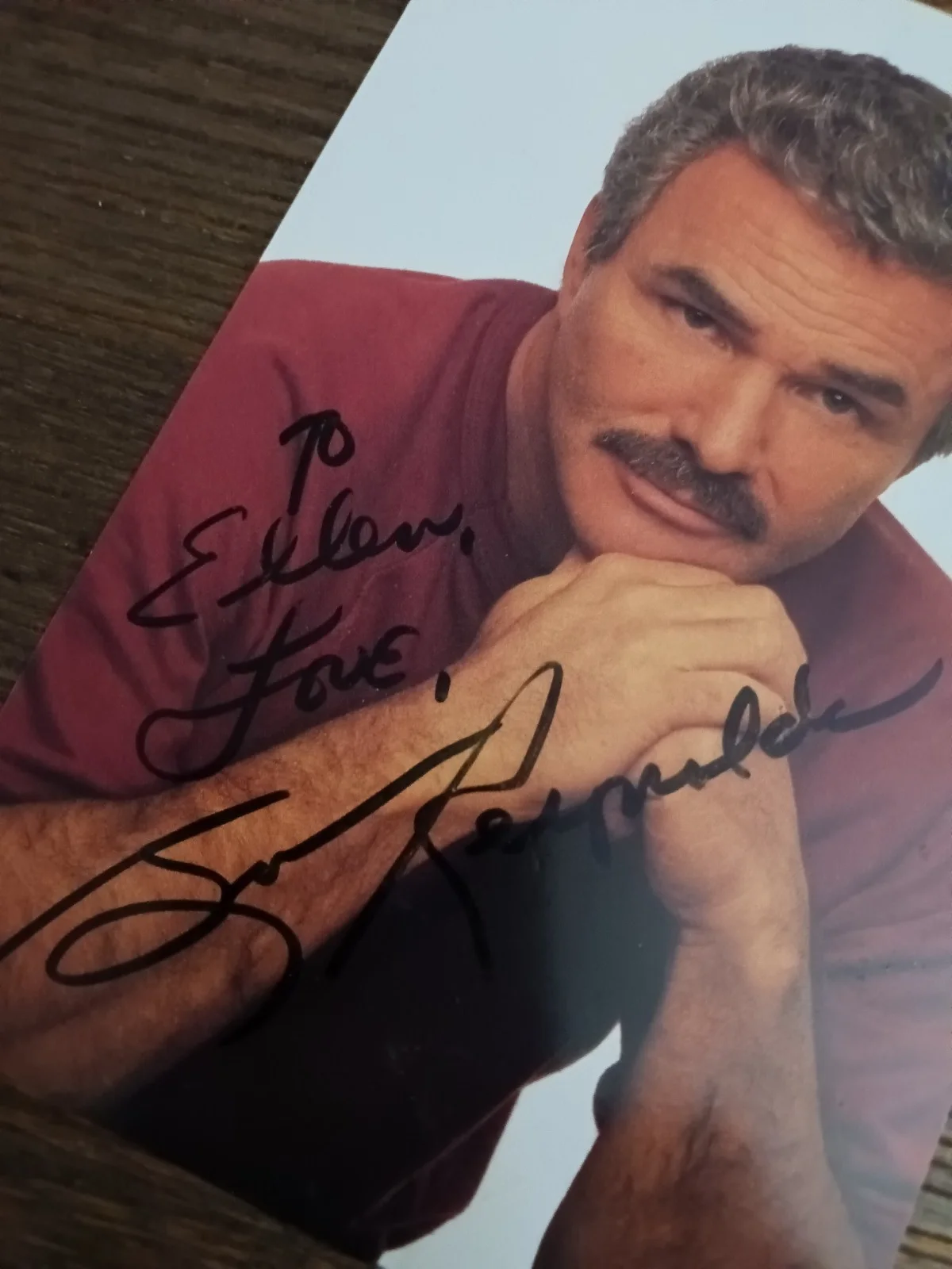Burt Reynolds signed 6x4 Dedicated autographed photo pic with COA, image 2