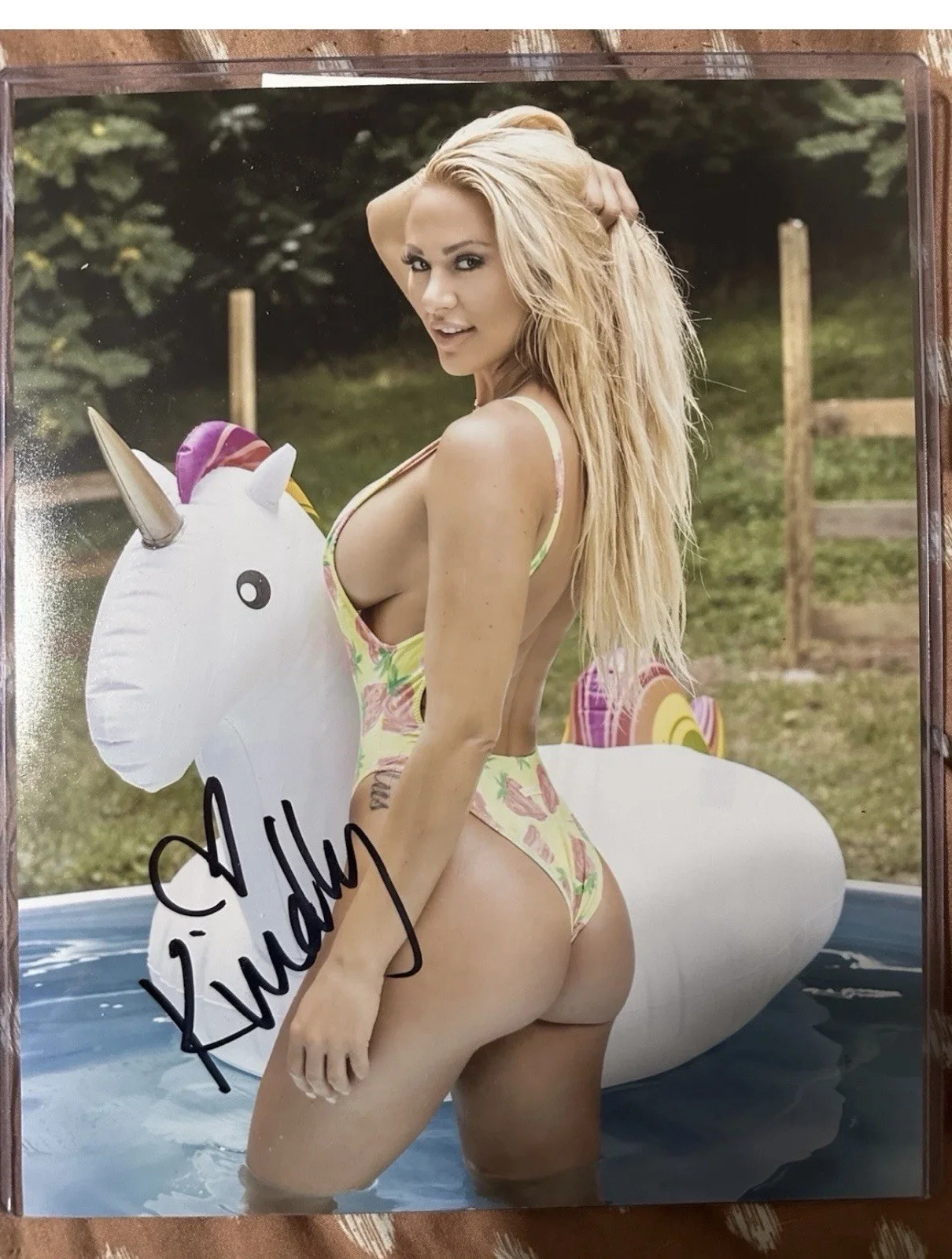 Kindly Myers Hot! autographed signed sexy Playboy 8x10 photo Lot, изображение 2
