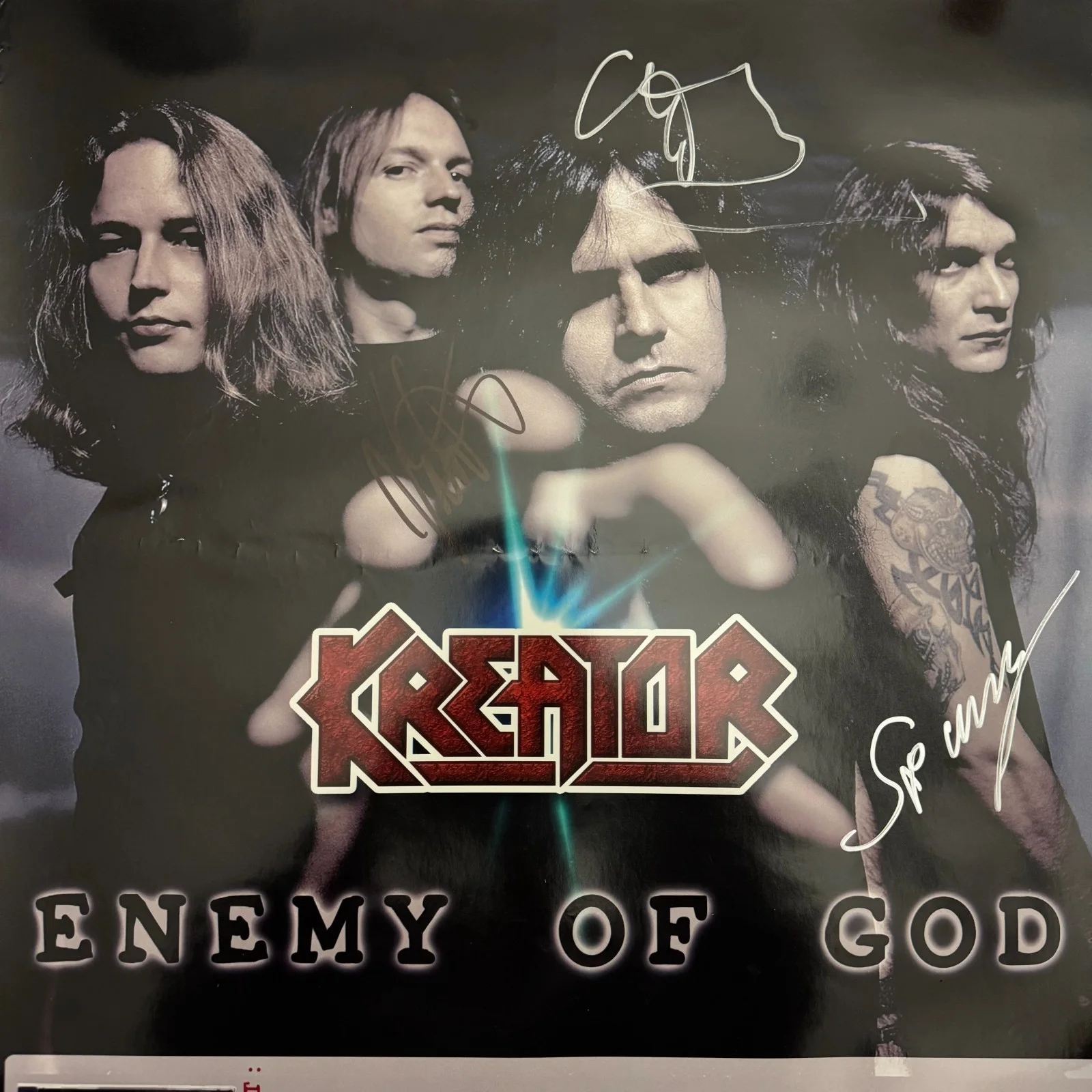 KREATOR vintage 2005 signed poster thrash death metal testament exodus sodom, изображение 5