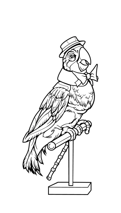 FiGPiN Juan the Barker Bird (1114) Disney Parks 3-Inch Enamel Pin, image 5
