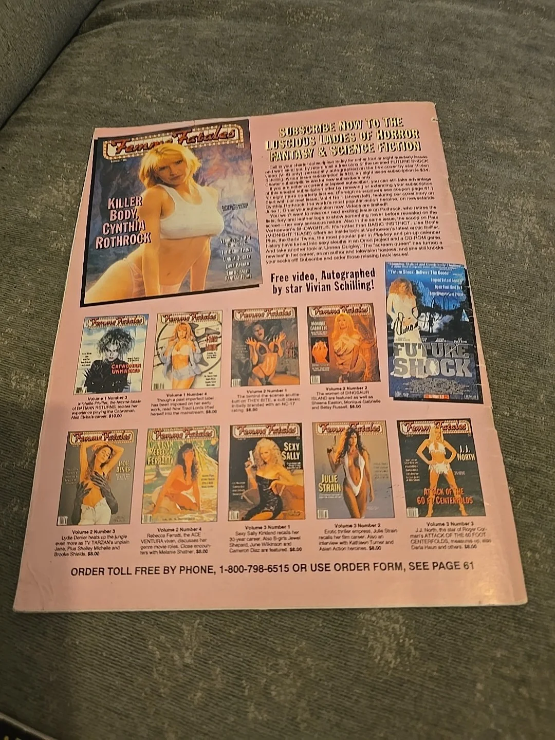 FEMME FATALES Magazine vol. 3 # 4 Spring 1995 Cenobite Hellraiser, изображение 2