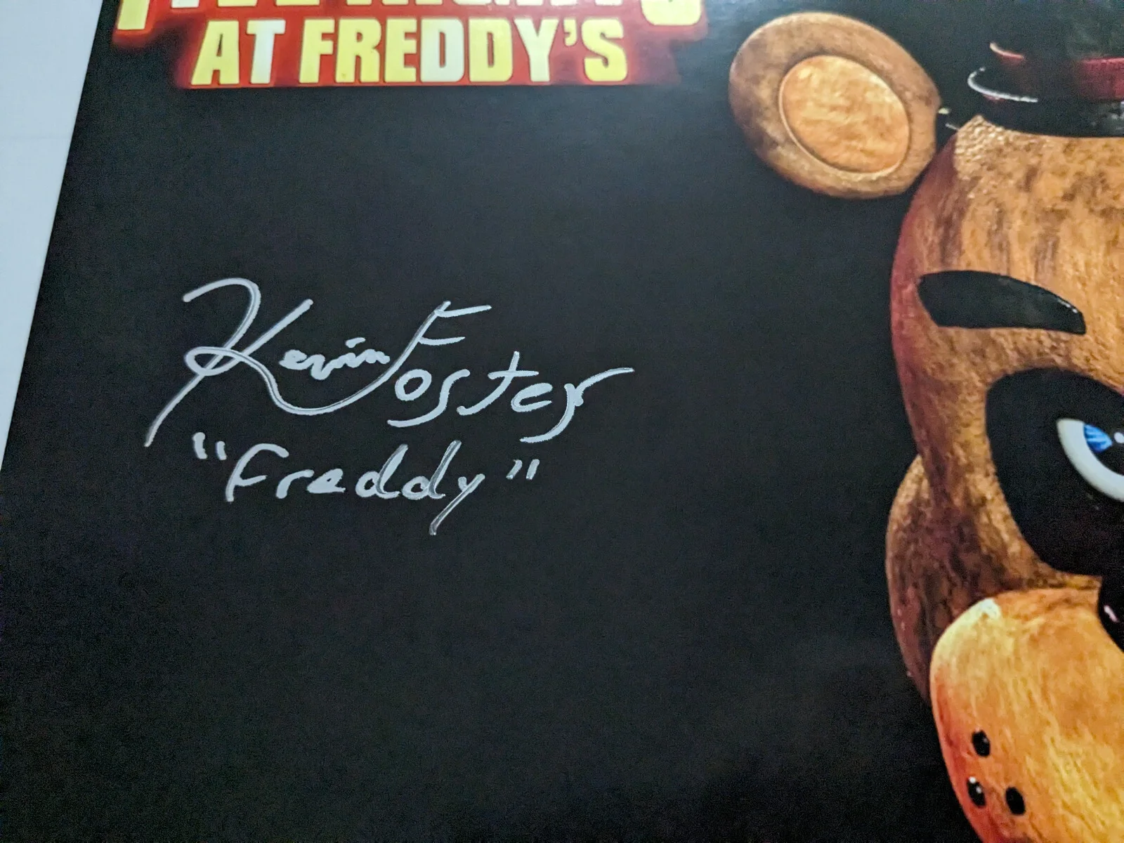 Kevin FOSTER Signed 11x17 Photo FREDDY Five Nights at Freddy's FNAF JSA COA B, изображение 2