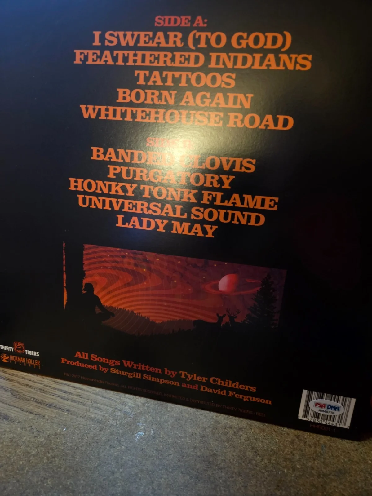Tyler Childers signed Autographed PSA/DNA Purgatory Vinyl LP Album, изображение 4