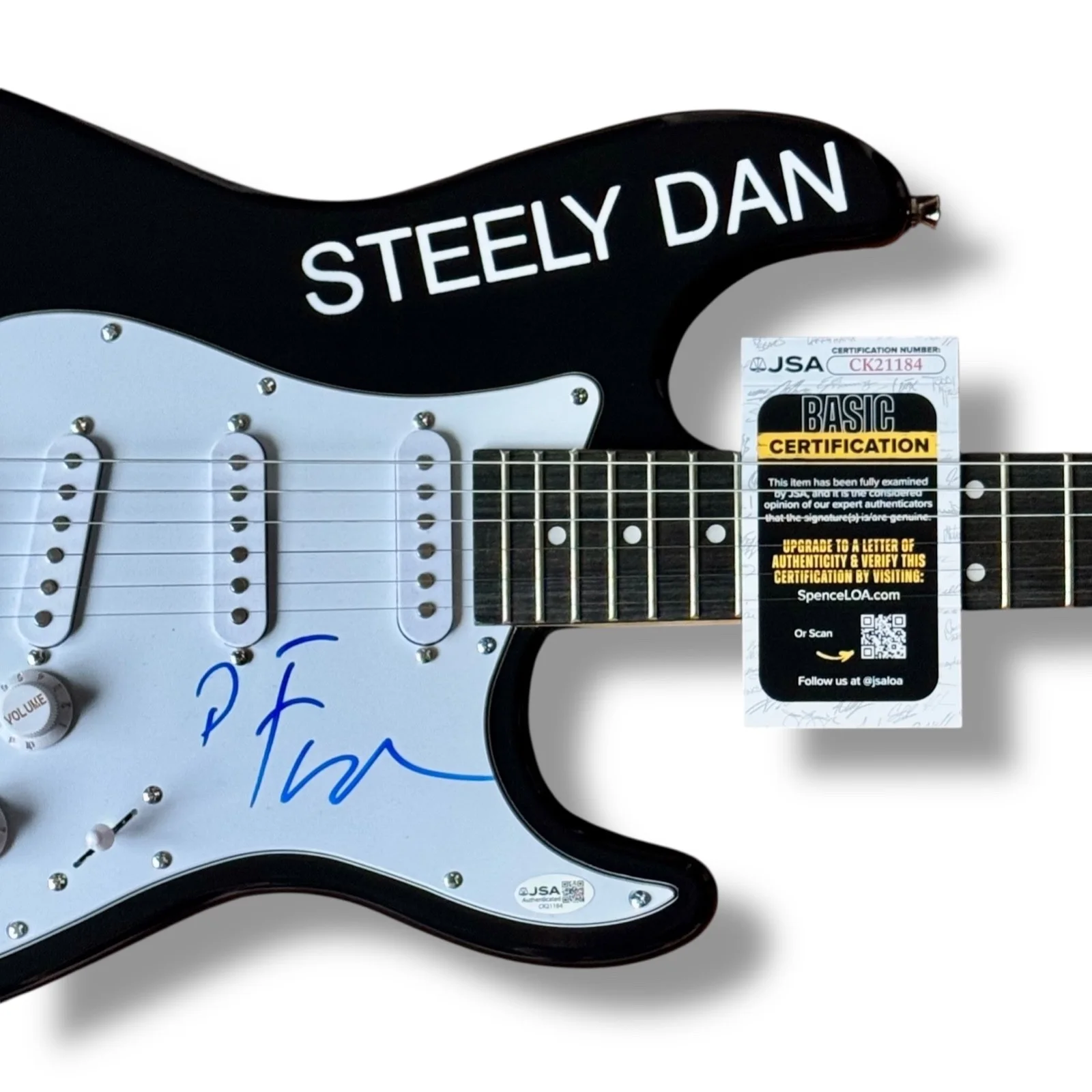 Donald Fagen Signed Guitar JSA COA Custom Graphics Steely Dan Aja, image 2