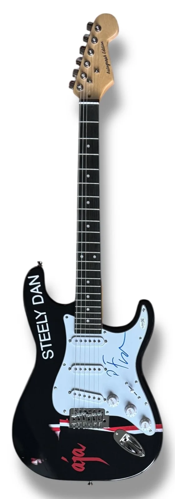 Donald Fagen Signed Guitar JSA COA Custom Graphics Steely Dan Aja, image 3