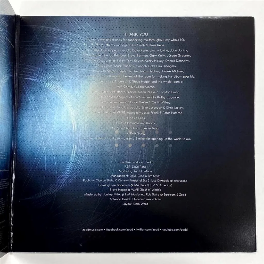 Zedd hand signed Clarity vinyl record album LP DJ autograph ~ JSA, image 4