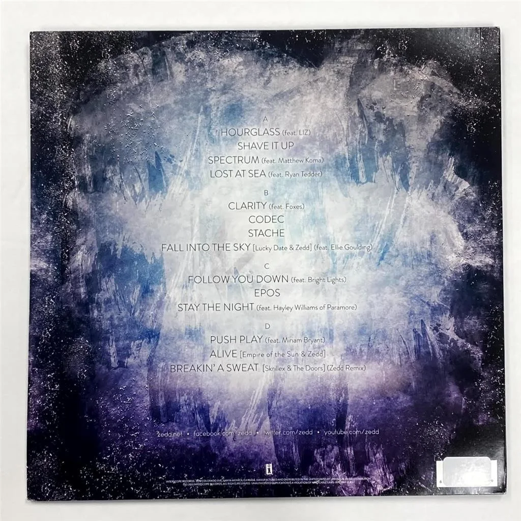 Zedd hand signed Clarity vinyl record album LP DJ autograph ~ JSA, image 5