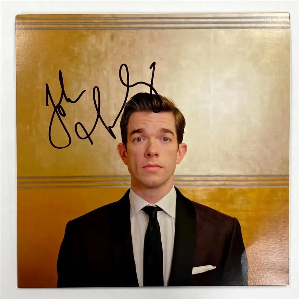 John Mulaney — John Mulaney signed Kid Gorgeous at Radio City Cover LP autograph ~ Beckett BAS, изображение 2