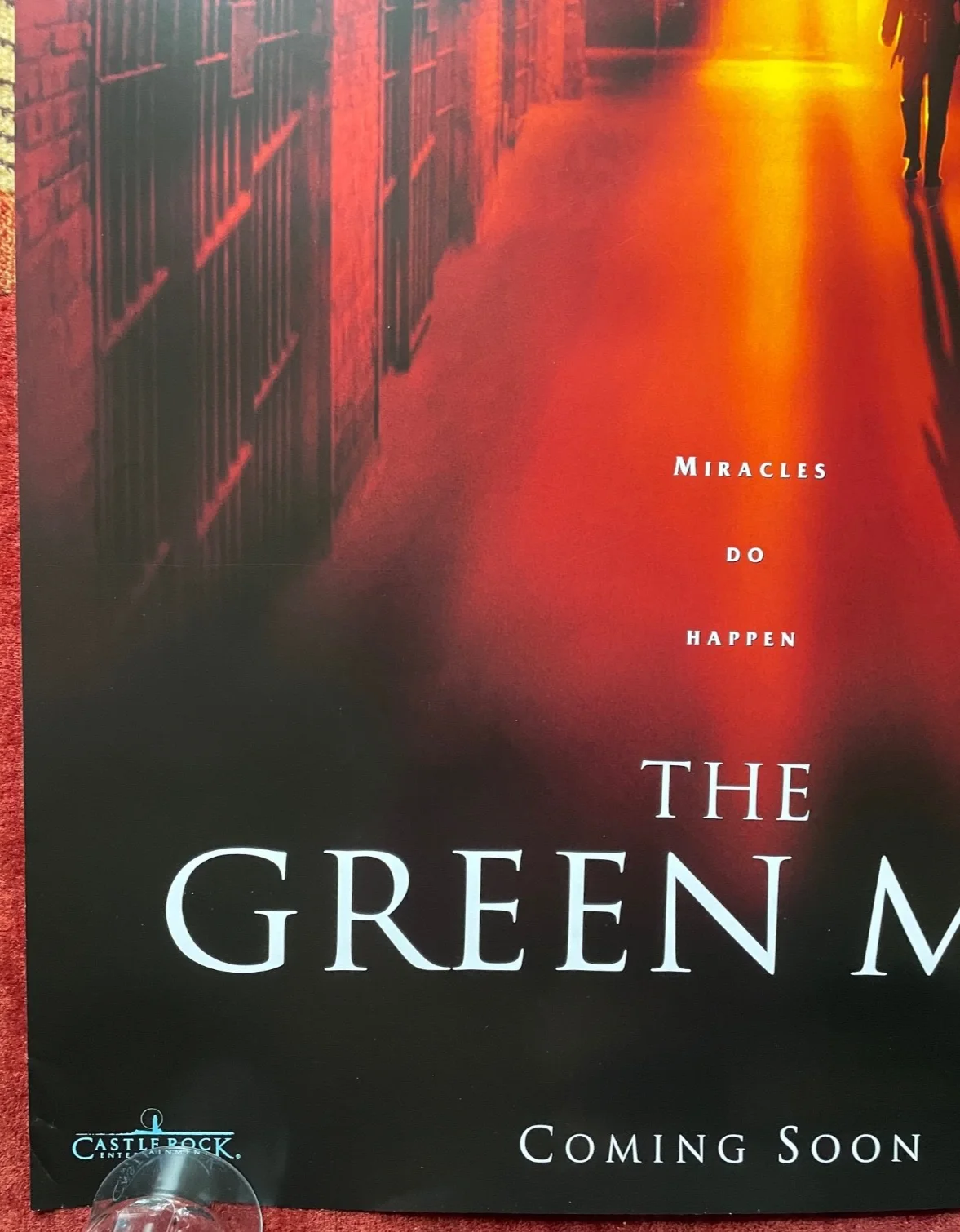 THE GREEN MILE (1999) Original Advance One Sheet Movie Poster Tom Hanks, изображение 2