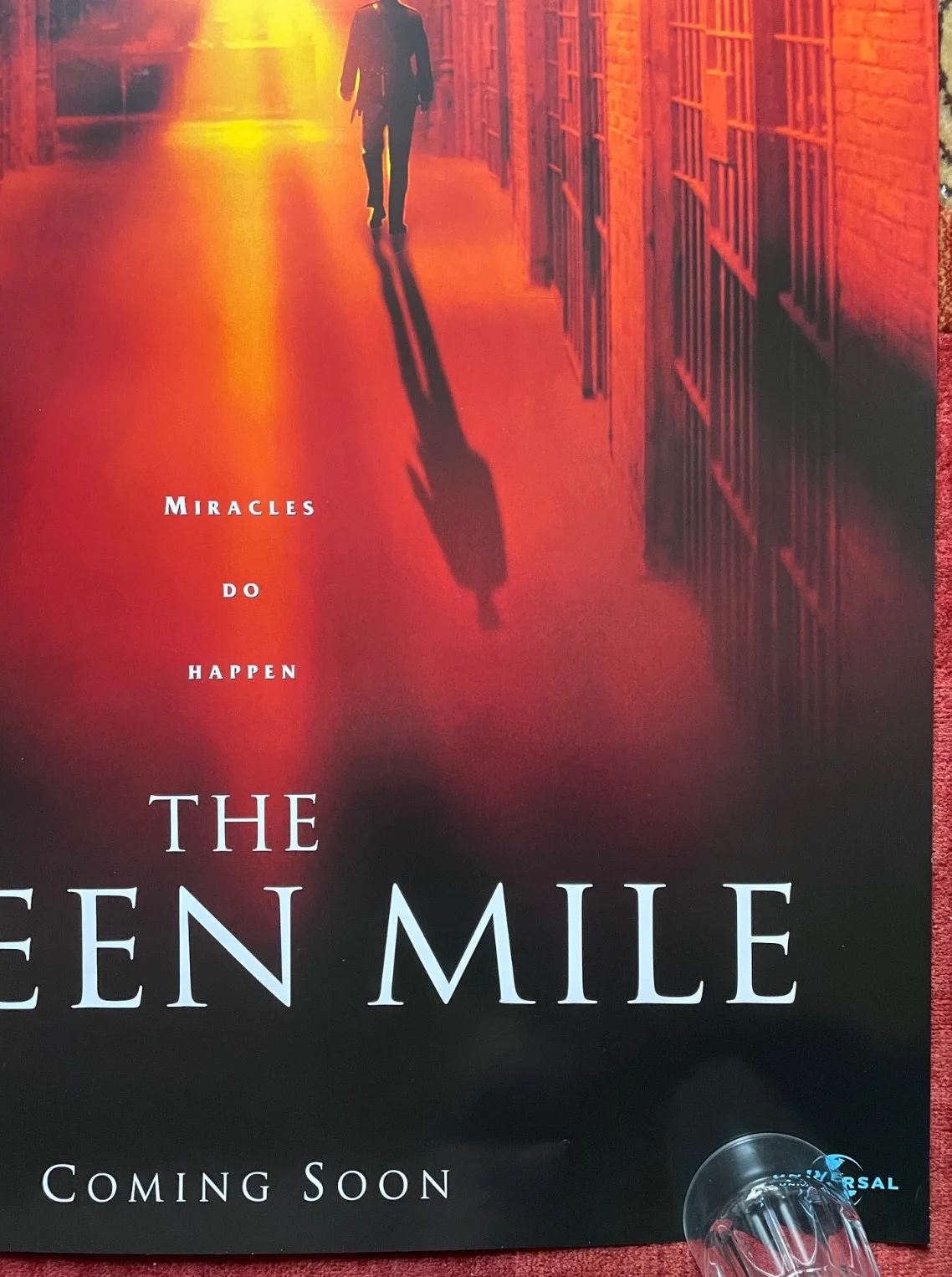 THE GREEN MILE (1999) Original Advance One Sheet Movie Poster Tom Hanks, изображение 3