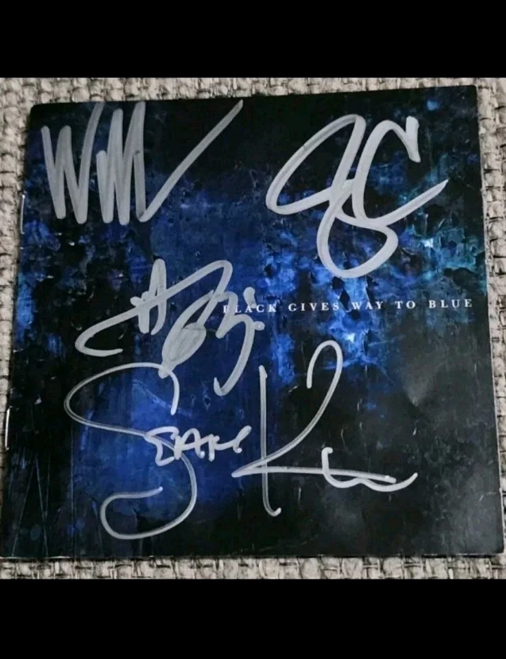ALICE IN CHAINS autographed Black Gives Way To Blue CD Booklet JERRY CANTRELL, изображение 2
