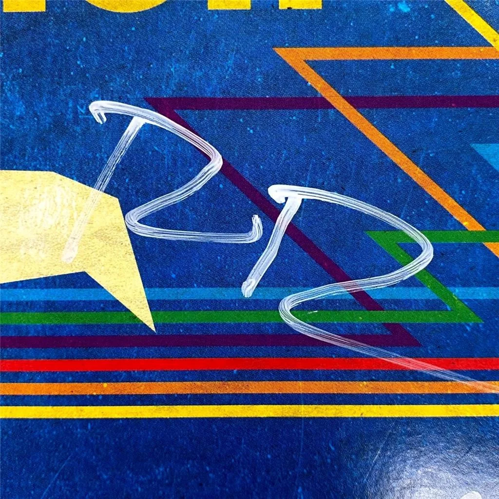 Duffer Brothers — Ross & Matt Duffer signed Stranger Things WSQK Record Vinyl Cover auto (C) ~ JSA, image 3