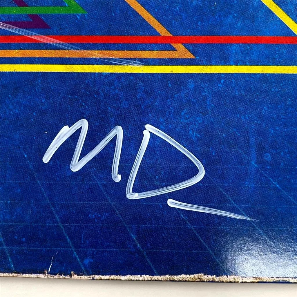 Duffer Brothers — Ross & Matt Duffer signed Stranger Things WSQK Record Vinyl Cover auto (C) ~ JSA, image 4