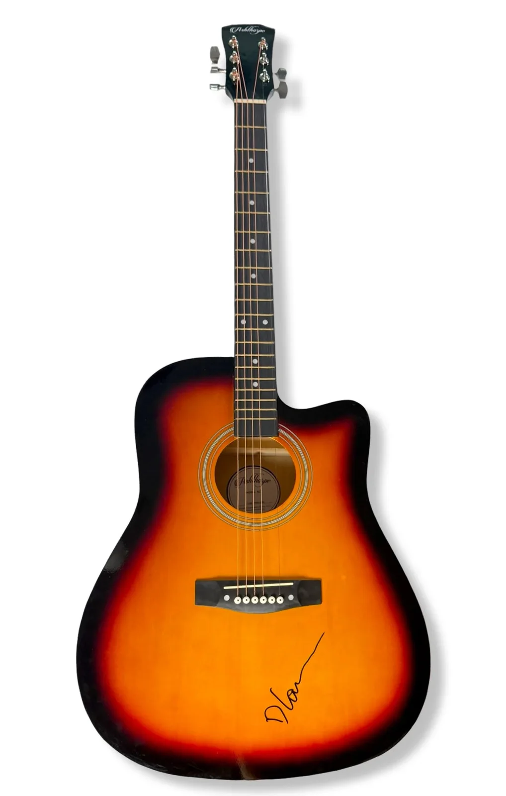 Daniel Caesar Signed Autographed Acoustic Guitar PSA/DNA Authenticated, image 2