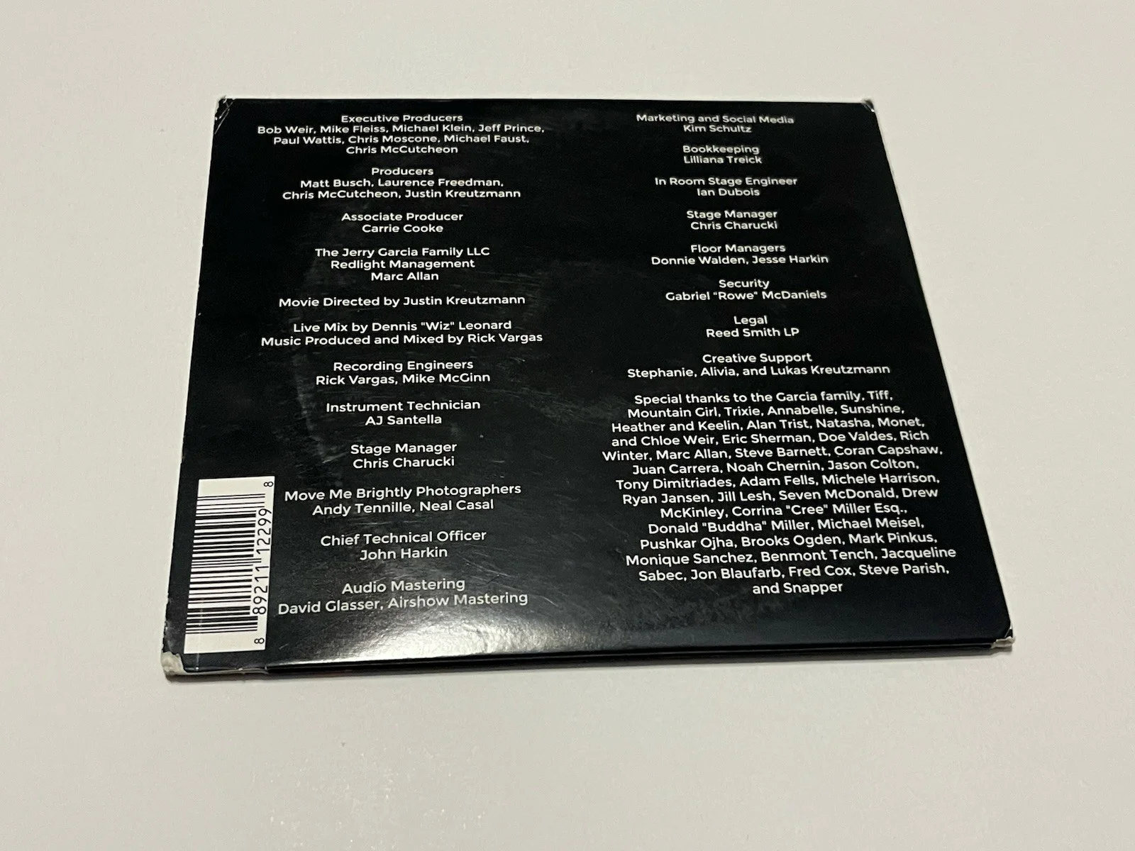 Grateful Dead Signed Bobby Weir Move Me Brightly Cd Garcia Tribute Never Played, image 3