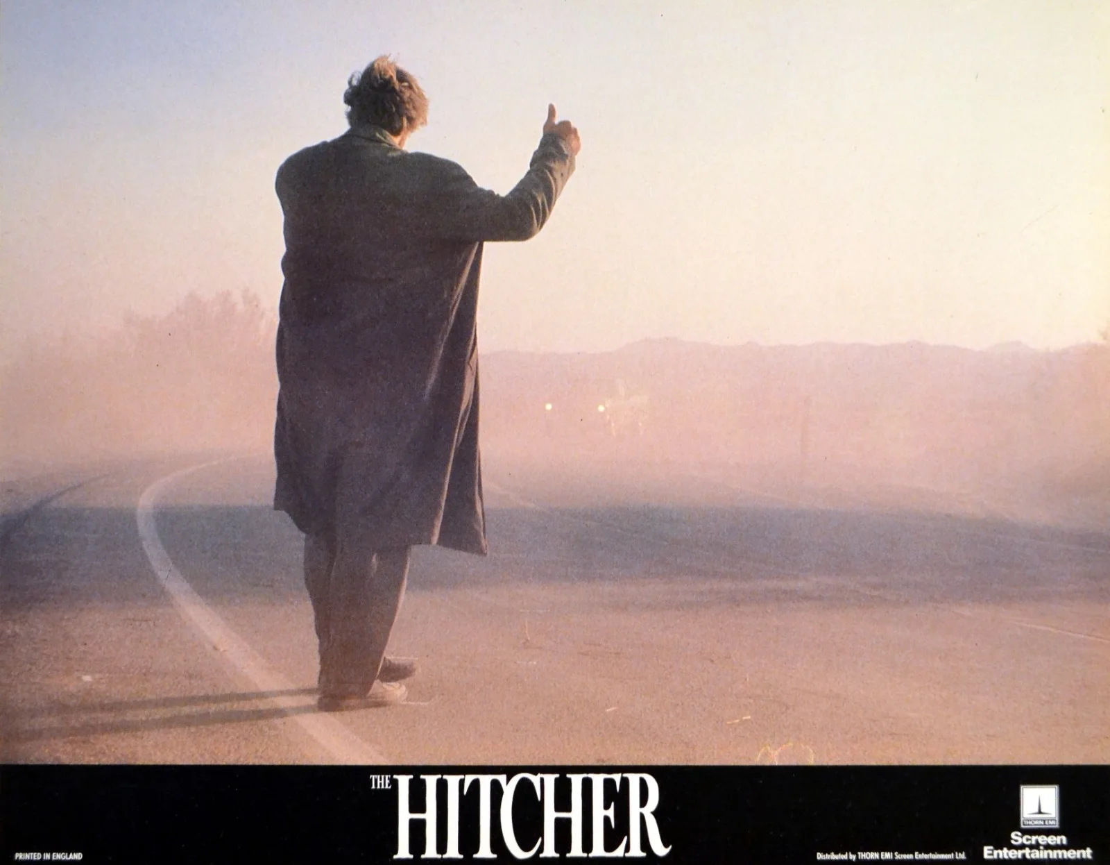 HITCHER 1986 Rutger Hauer C. Thomas Howell Jennifer Jason Leigh UK LOBBY SET, image 3