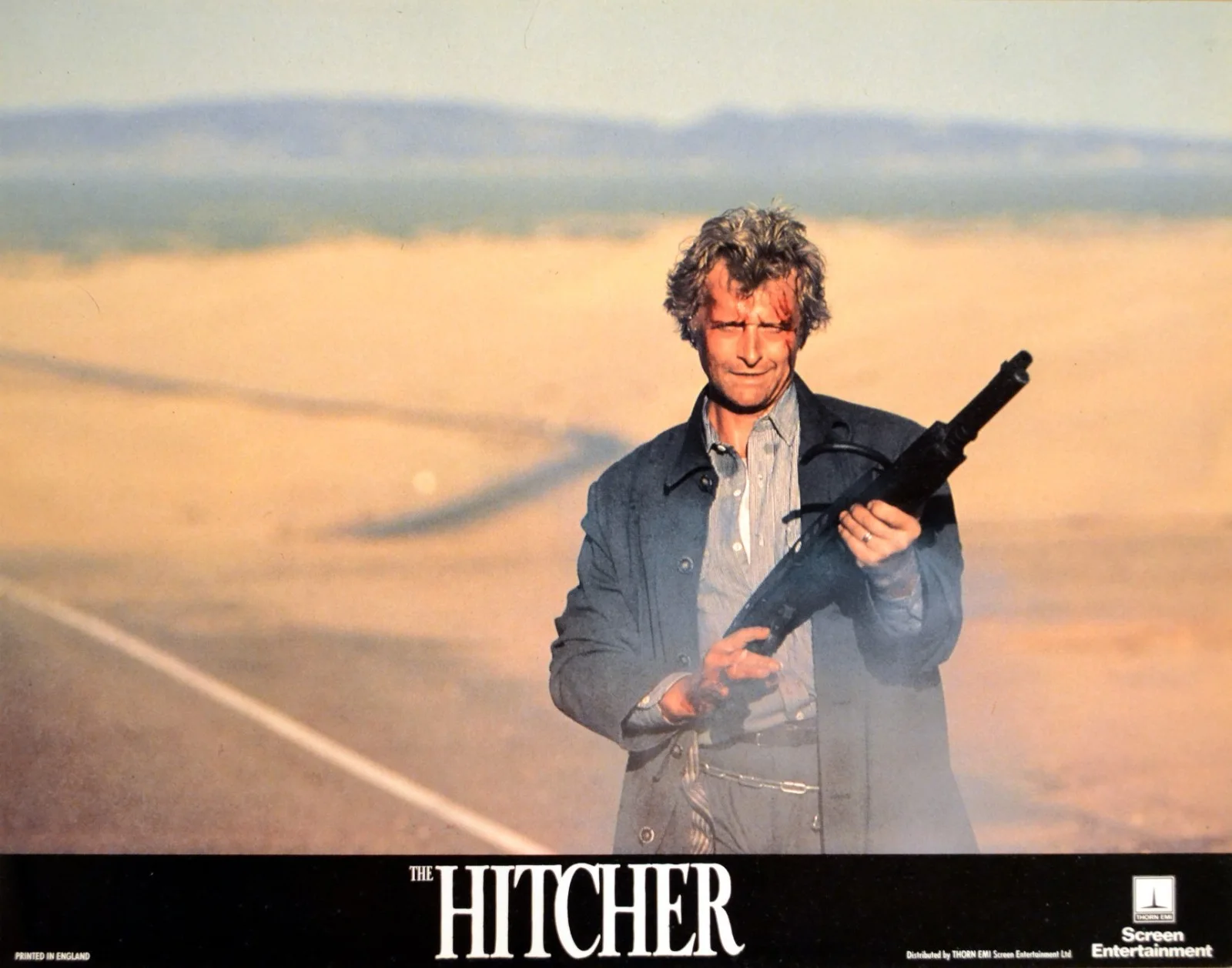 HITCHER 1986 Rutger Hauer C. Thomas Howell Jennifer Jason Leigh UK LOBBY SET, image 5