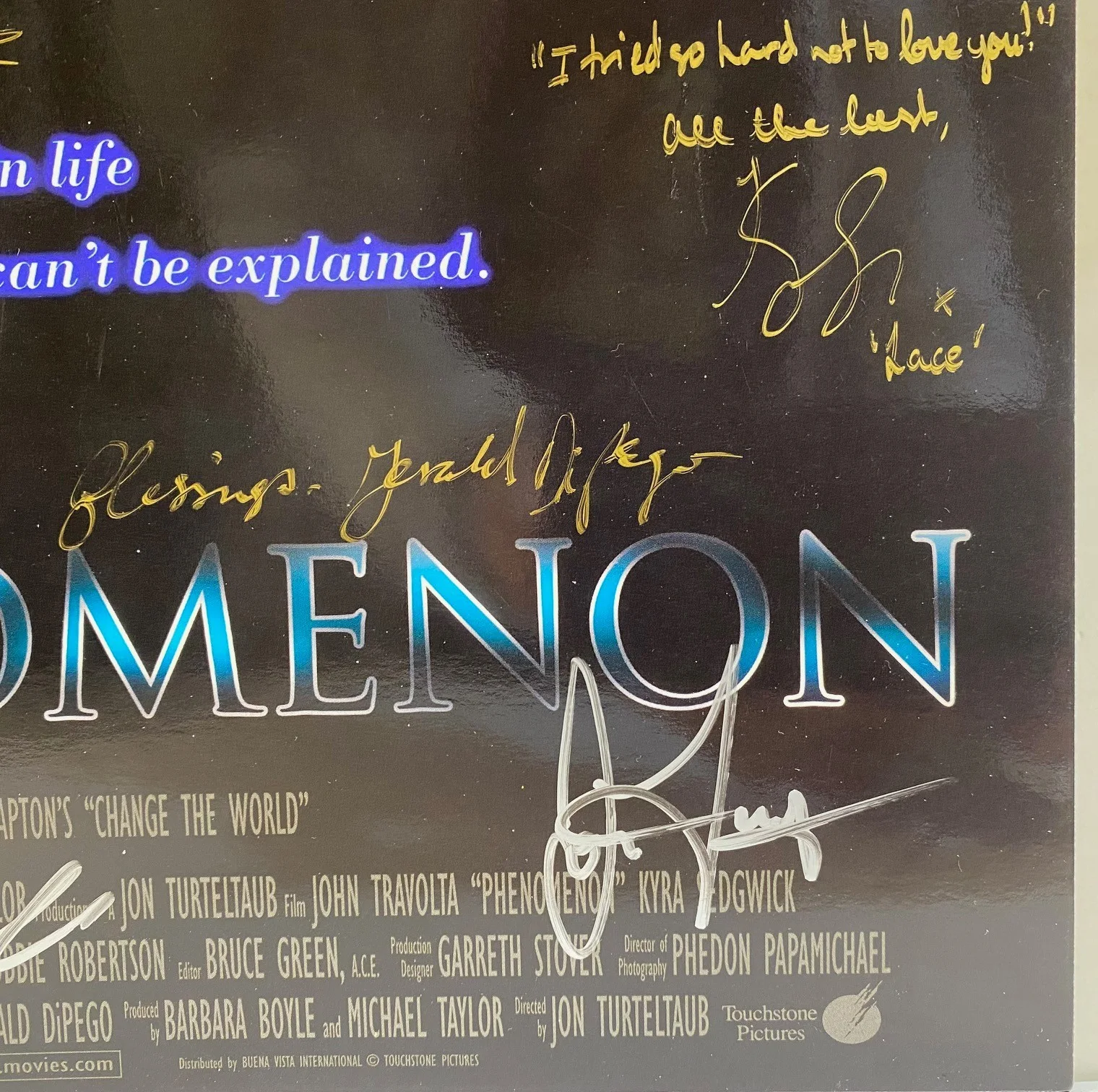 Cast — 1996 Phenomenon Movie Program Cast Signed By 6 John Travolta Robert Duvall, image 3