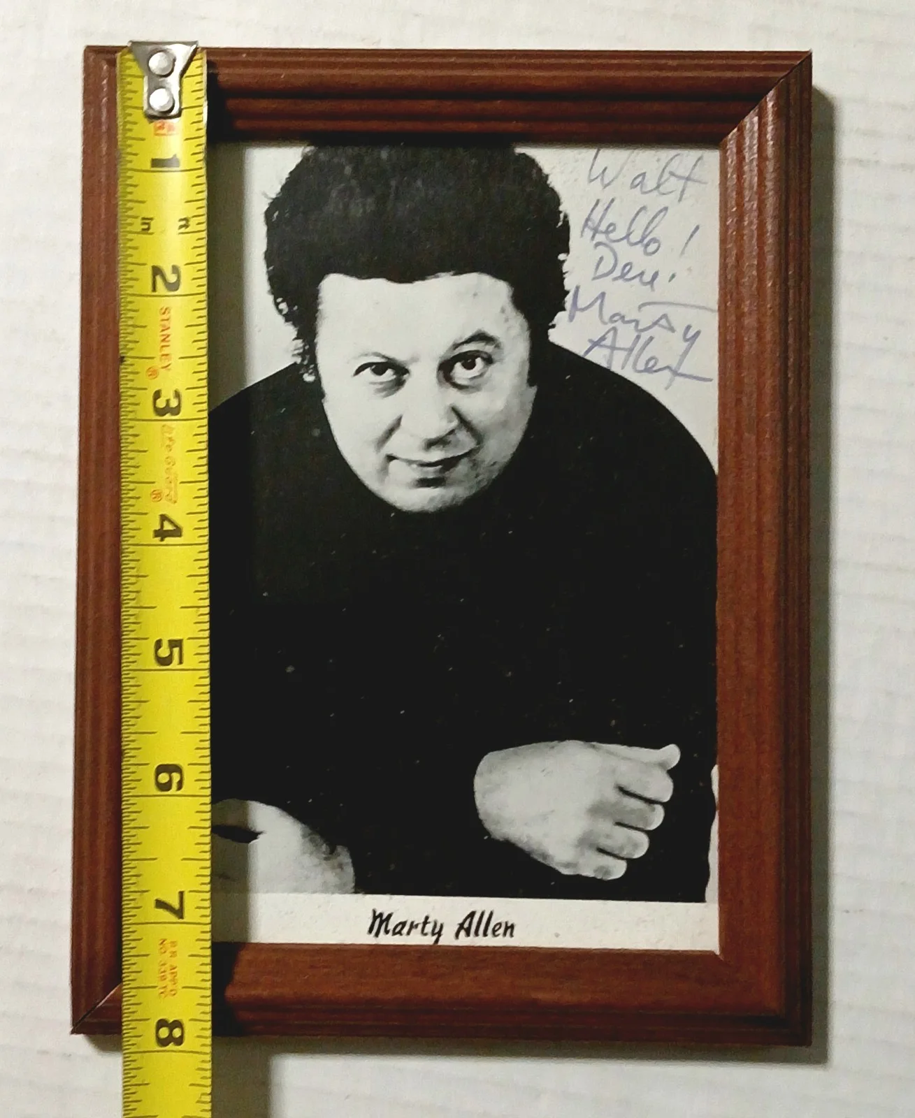 Marty Allen — Late Comedian Marty Allen Signed Inscribed 8 X 6 Photo Hollywood Squares Alum, изображение 5