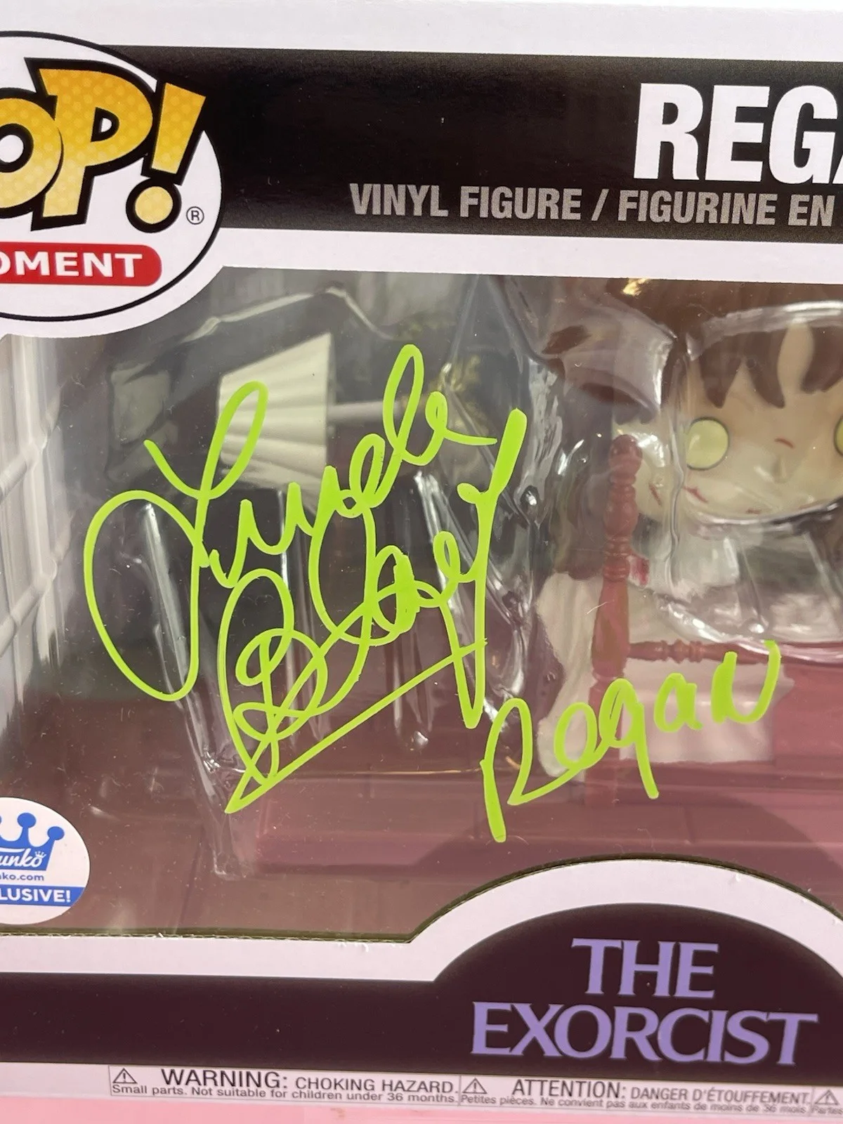 Christopher Lloyd — Linda Blair Hand Signed Exorcist Regan Funko Pop 1425 JSA Certified, image 2