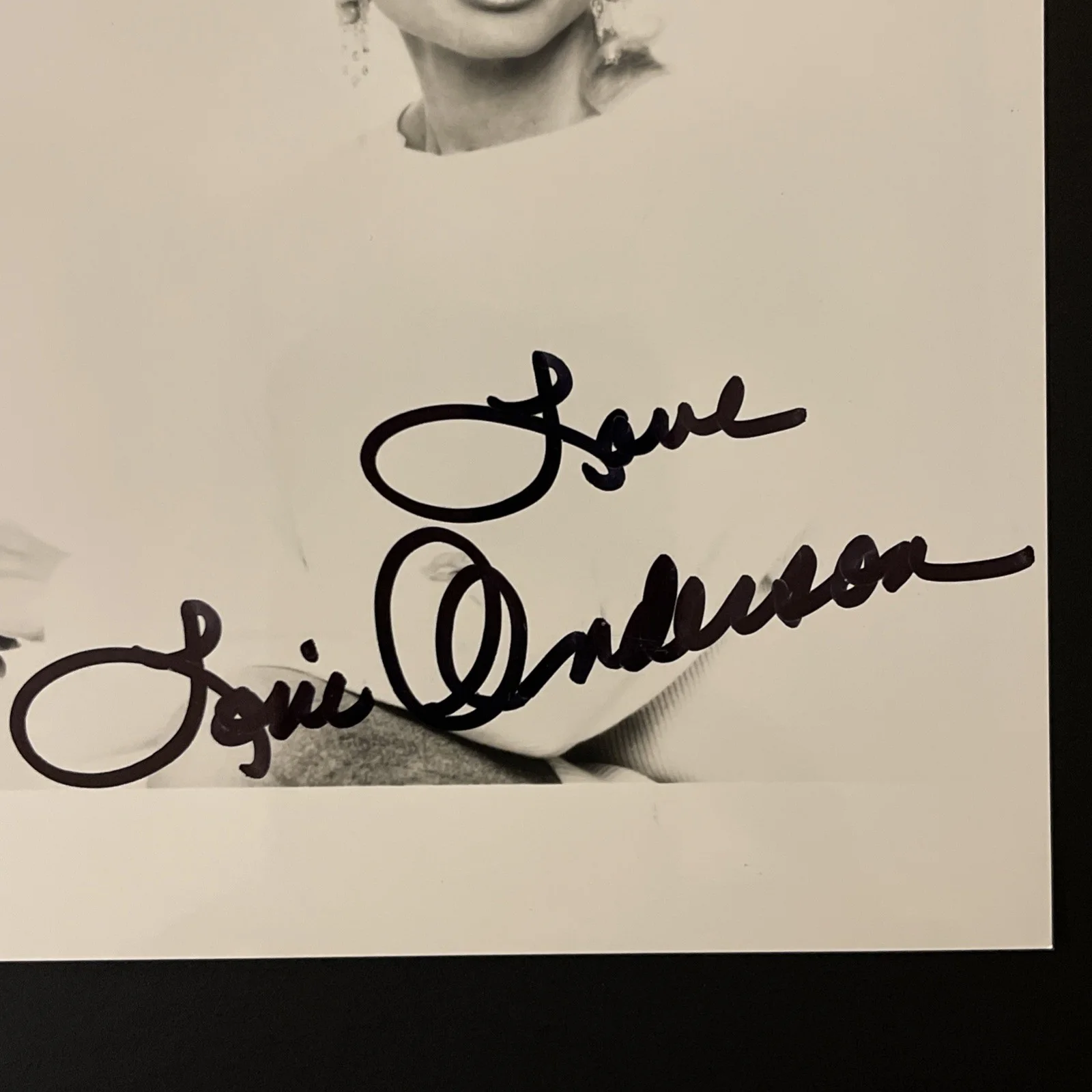 LONI ANDERSON: Hand Signed Celebrity Photo 5 x 7”/ KSK, изображение 2