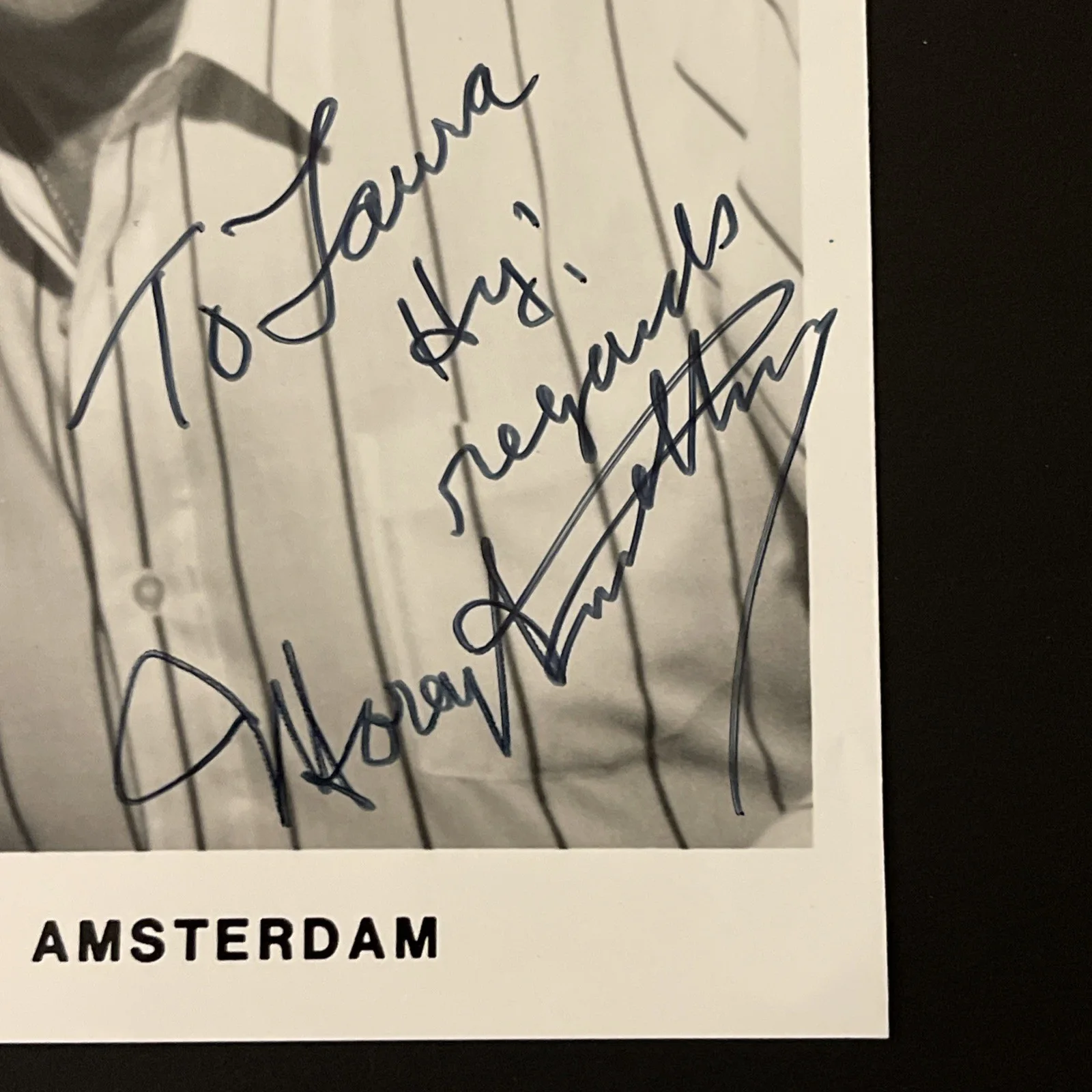 MOREY AMSTERDAM: Hand Signed Celebrity Photo 5 x 7”/ KSK, image 2