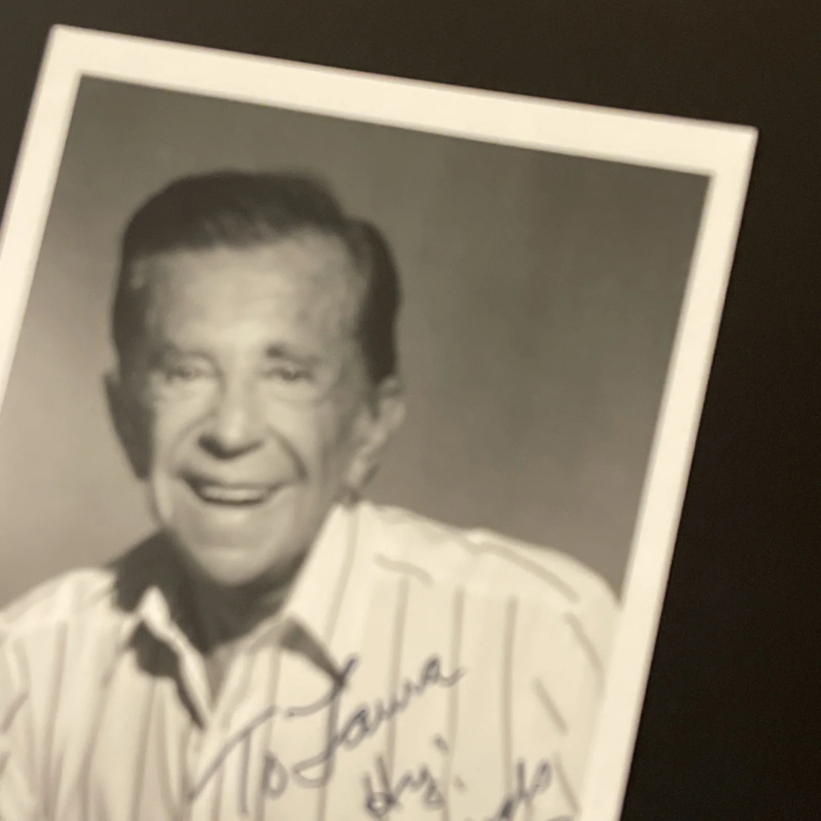 MOREY AMSTERDAM: Hand Signed Celebrity Photo 5 x 7”/ KSK, image 3