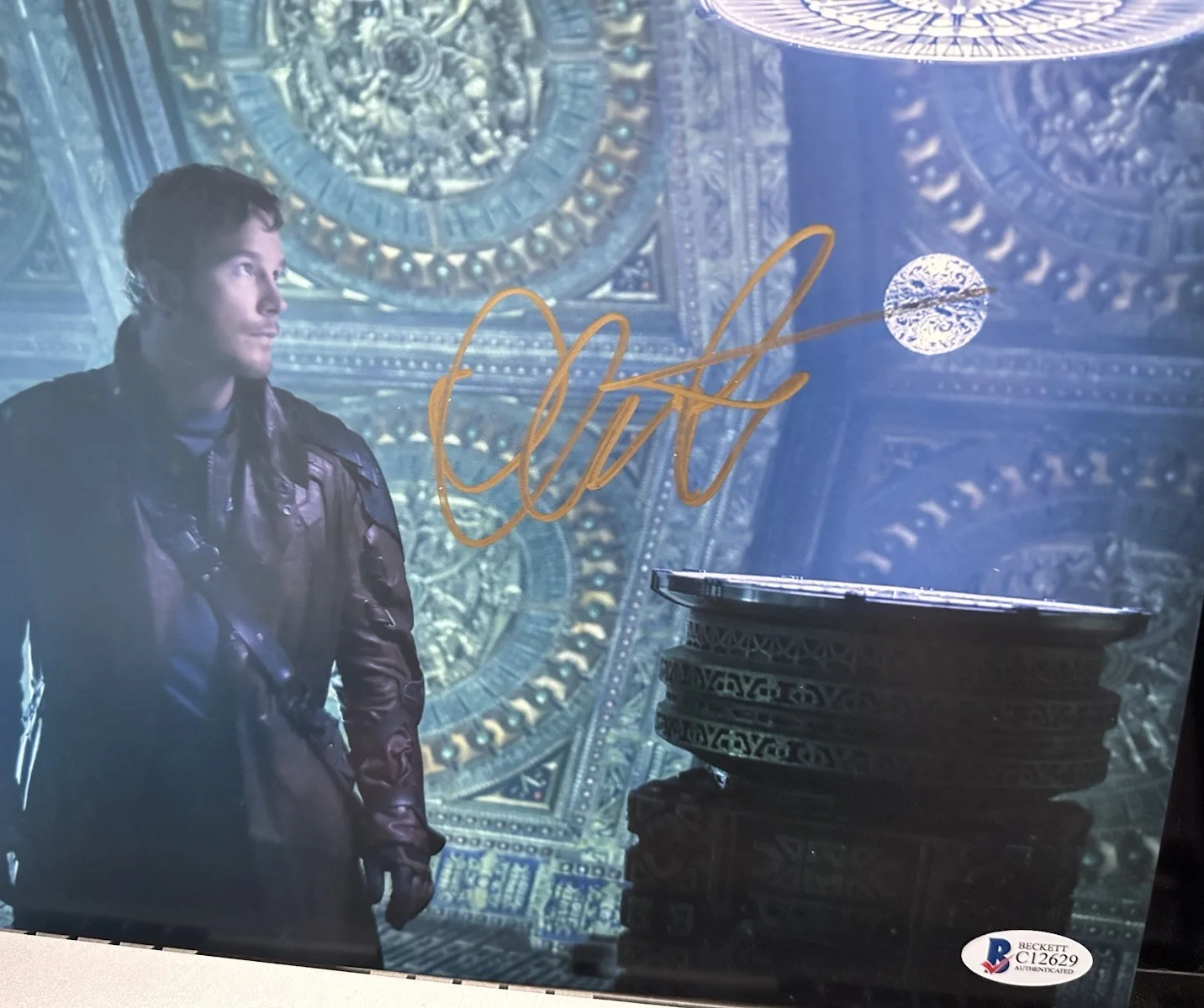 CHRIS PRATT — CHRIS PRATT SIGNED PHOTO 8X10 GUARDIANS OF THE GALAXY AUTOGRAPH STARLORD BAS COA, изображение 2