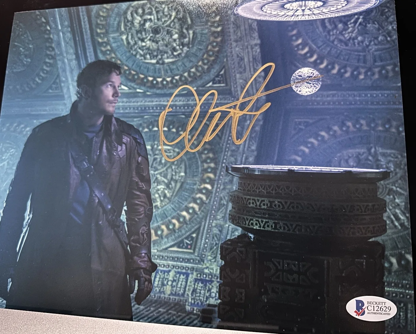 CHRIS PRATT — CHRIS PRATT SIGNED PHOTO 8X10 GUARDIANS OF THE GALAXY AUTOGRAPH STARLORD BAS COA, изображение 3