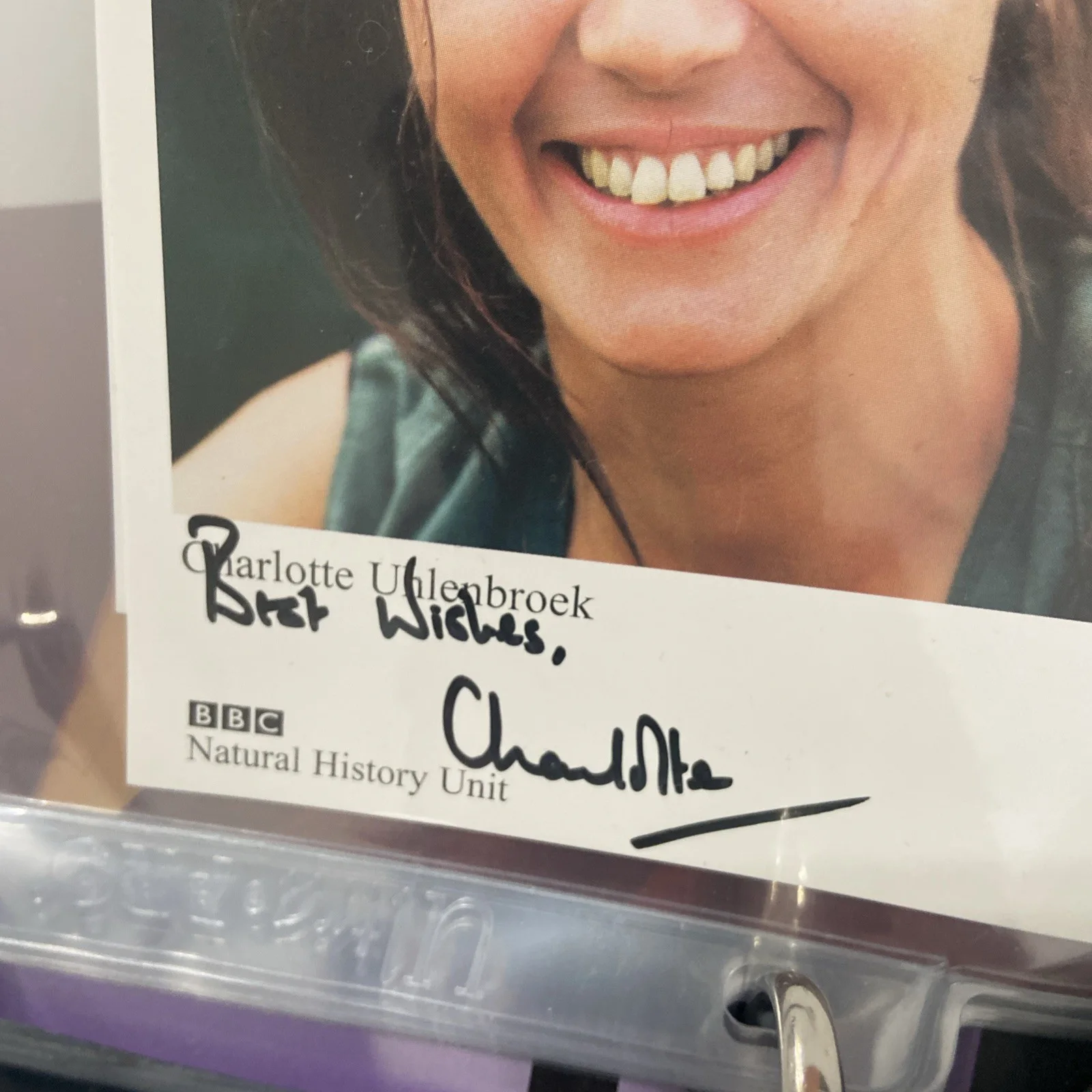 Charlotte Uhlenbroek signed 4x6 Picture Photo autographed BBC Zoologist, изображение 2