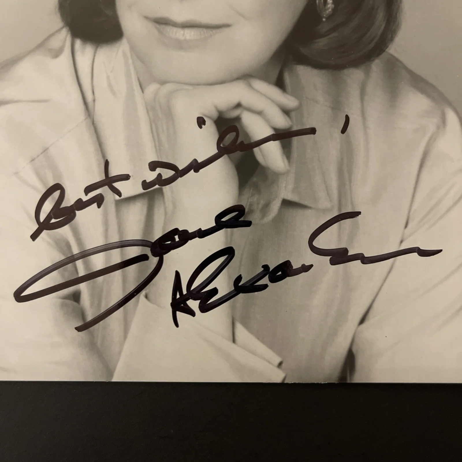 JANE ALEXANDER Nat Endow For Arts Chair: Hand Signed Celebrity Photo 5x7” / KSK, image 2